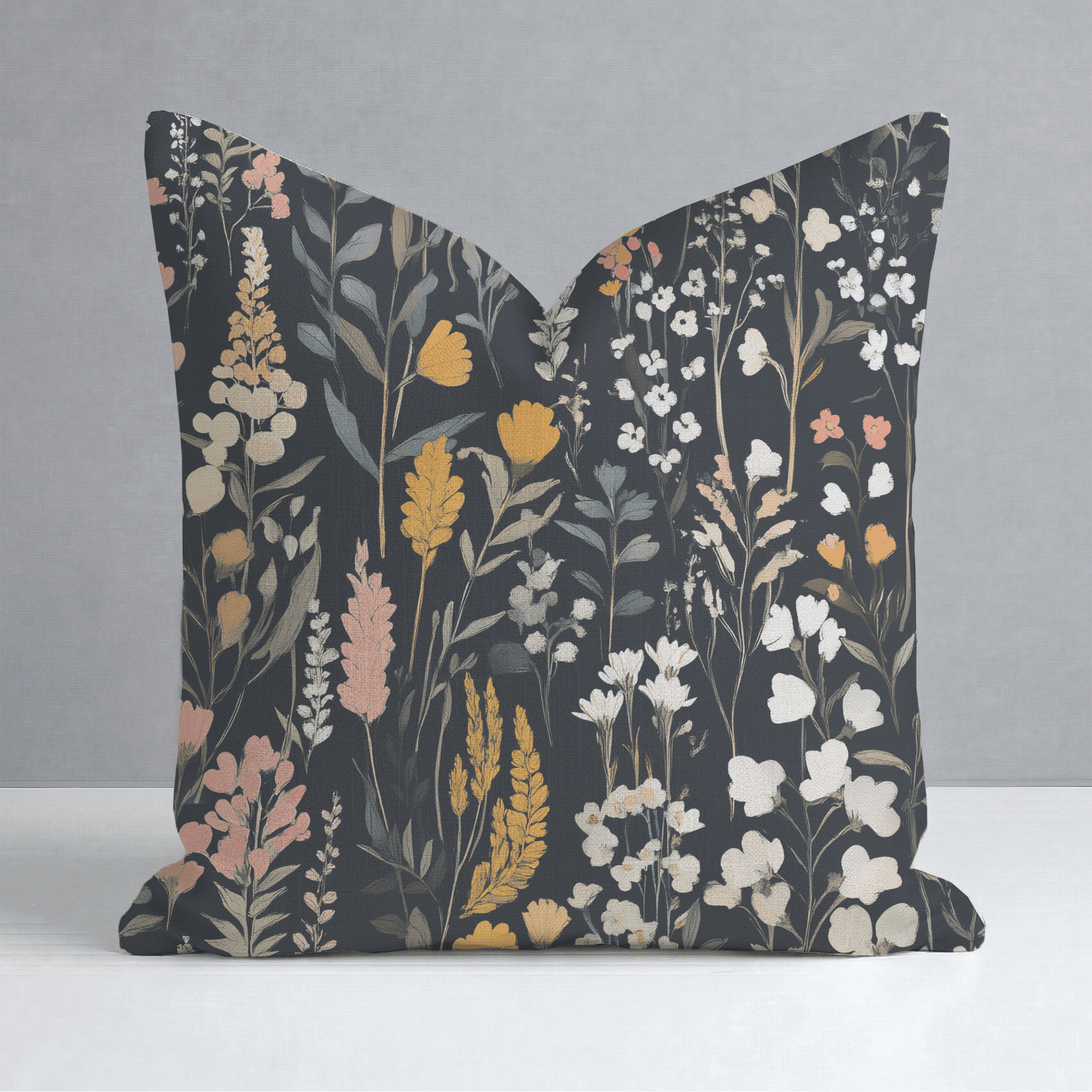 Bell Meadow Throw Pillow - Benton Lane Home - Lemon Park