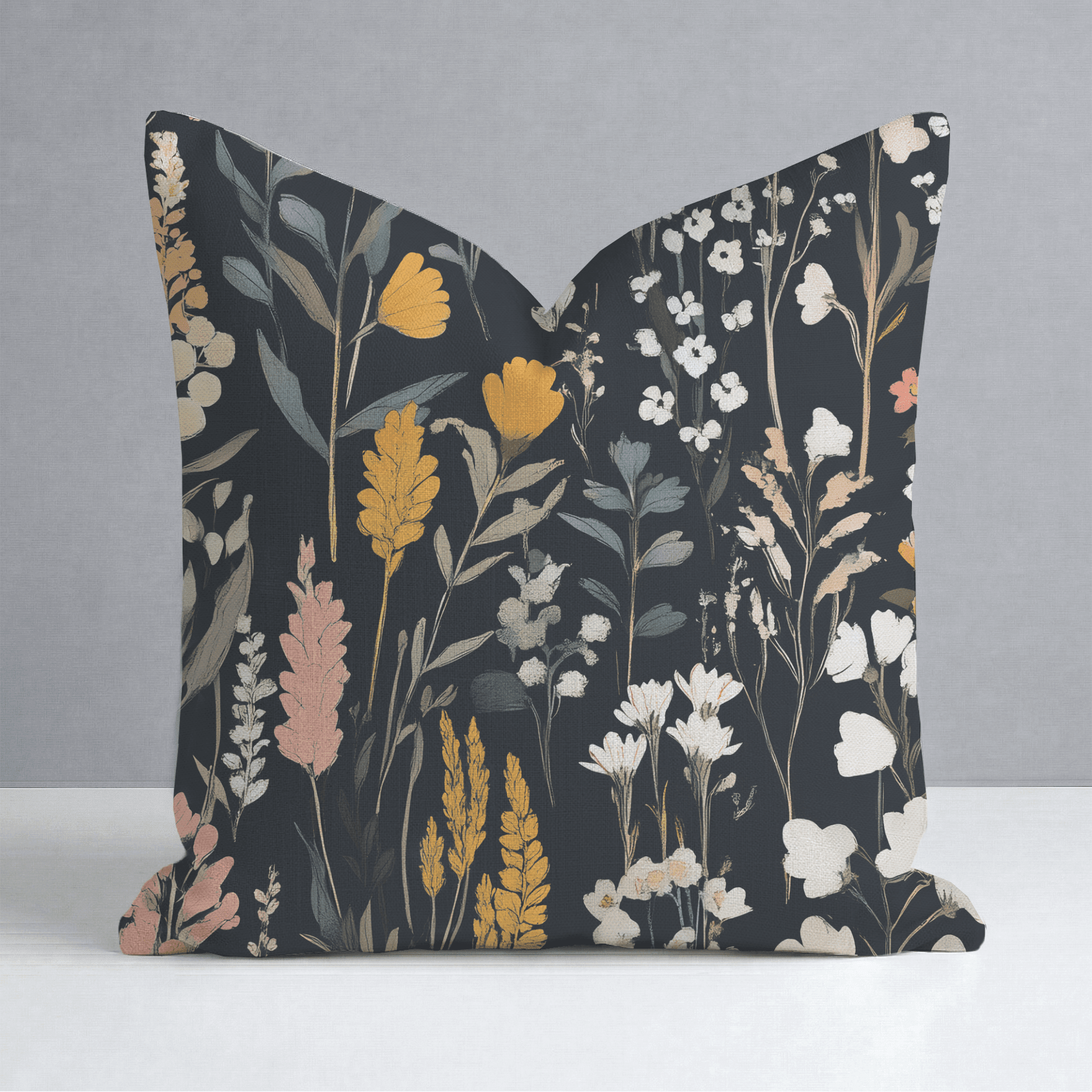 Bell Meadow Throw Pillow - Benton Lane Home - Lemon Park