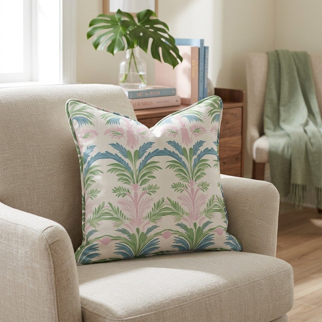 Bellagio Blush Throw Pillow - Benton Lane Home - Lemon Park