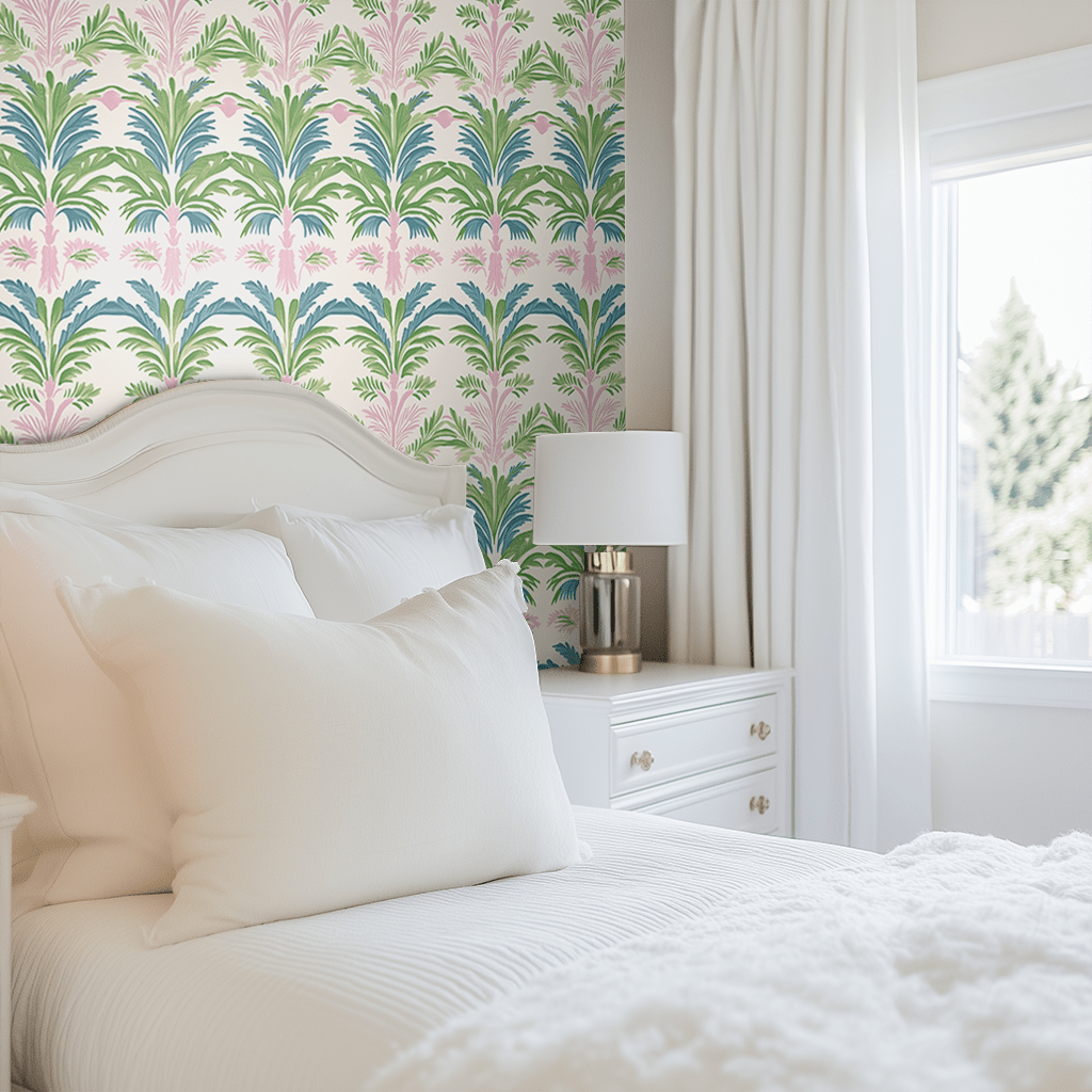 Bellagio Blush Wallpaper - Benton Lane Home - Lemon Park