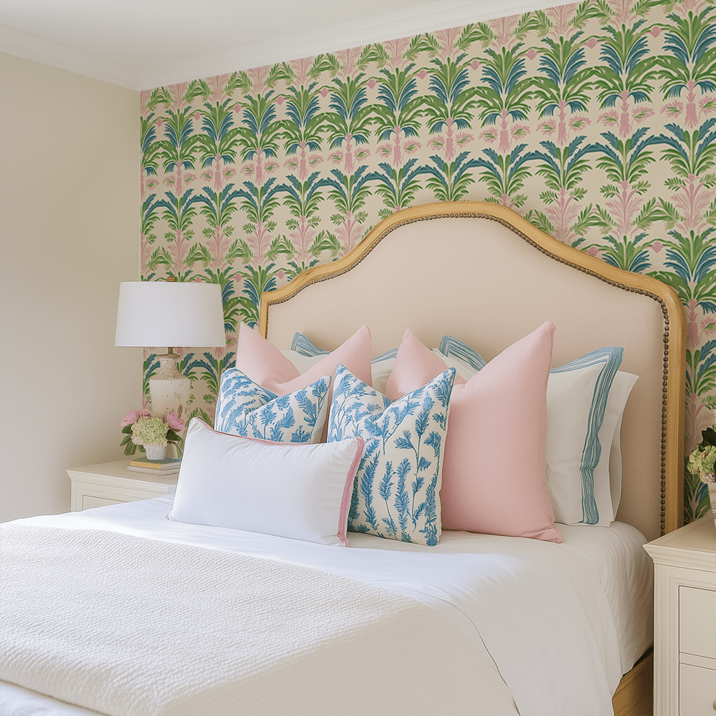 Bellagio Blush Wallpaper - Benton Lane Home - Lemon Park