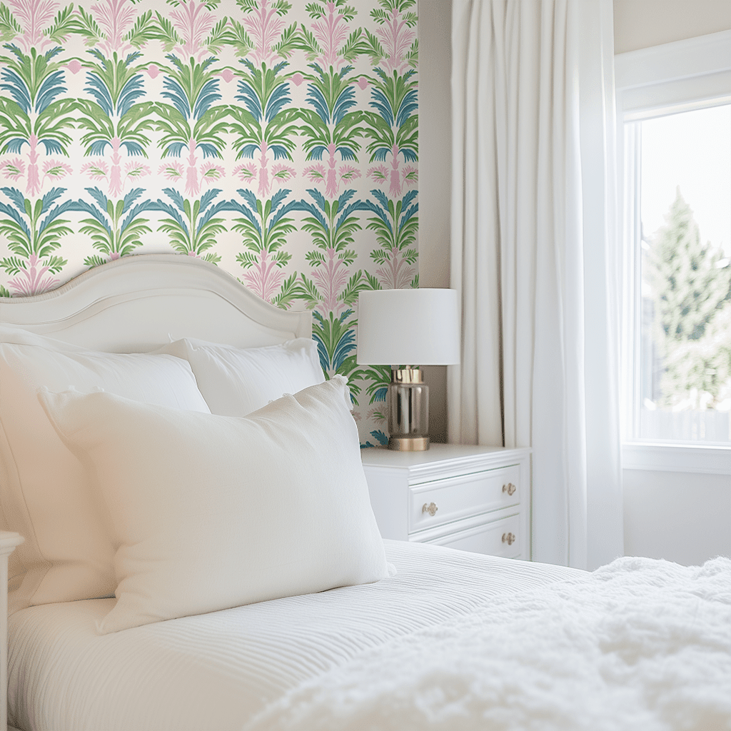 Bellagio Blush Wallpaper - Benton Lane Home - Lemon Park