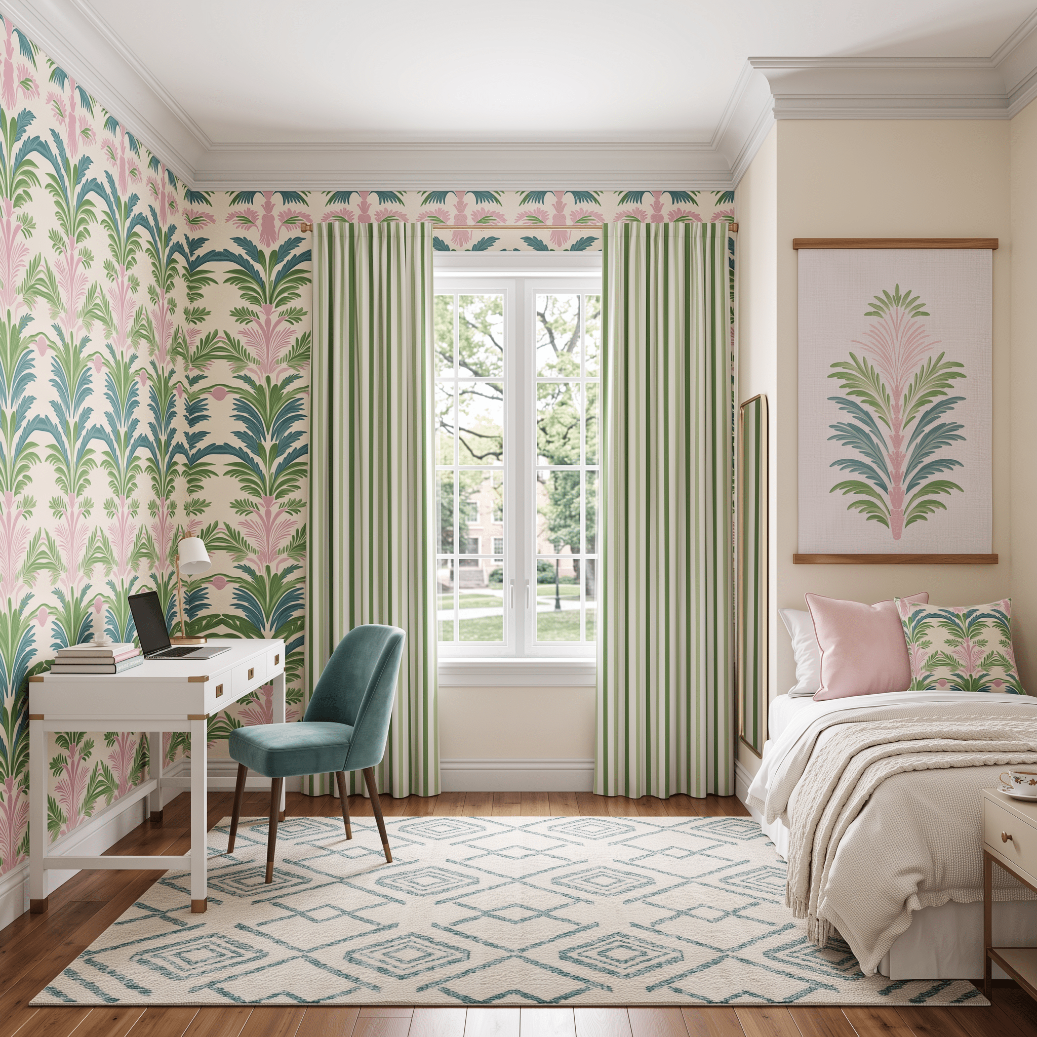 Bellagio Blush Wallpaper - Lemon Park