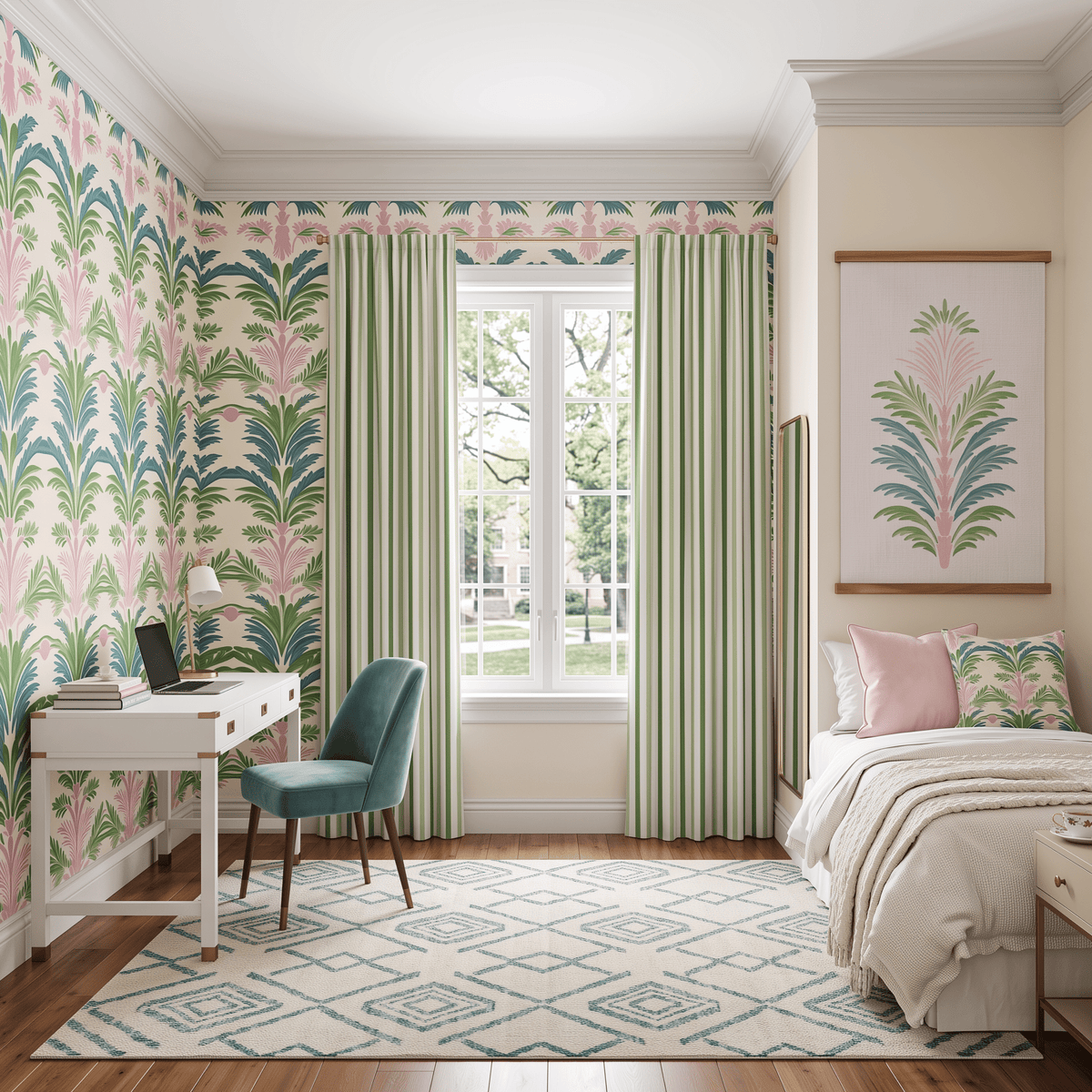 Bellagio Blush Wallpaper - Lemon Park