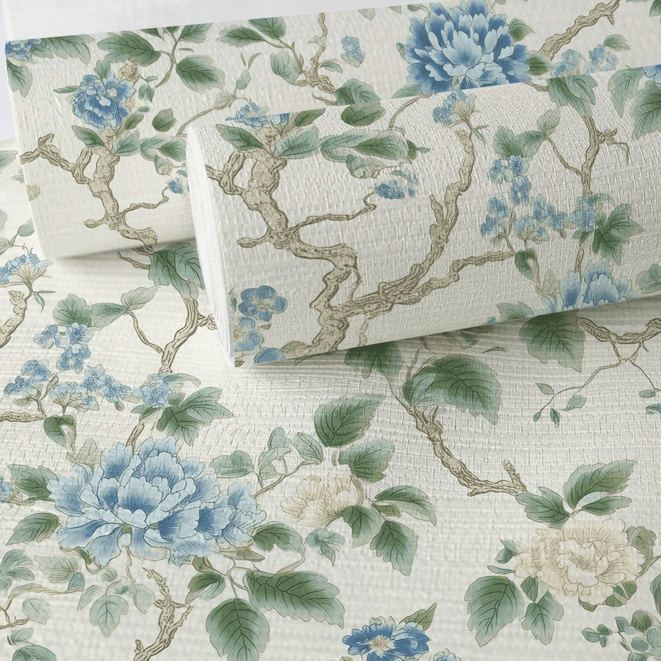 Bellagio Faux Grasscloth Wallpaper - Painted Paper