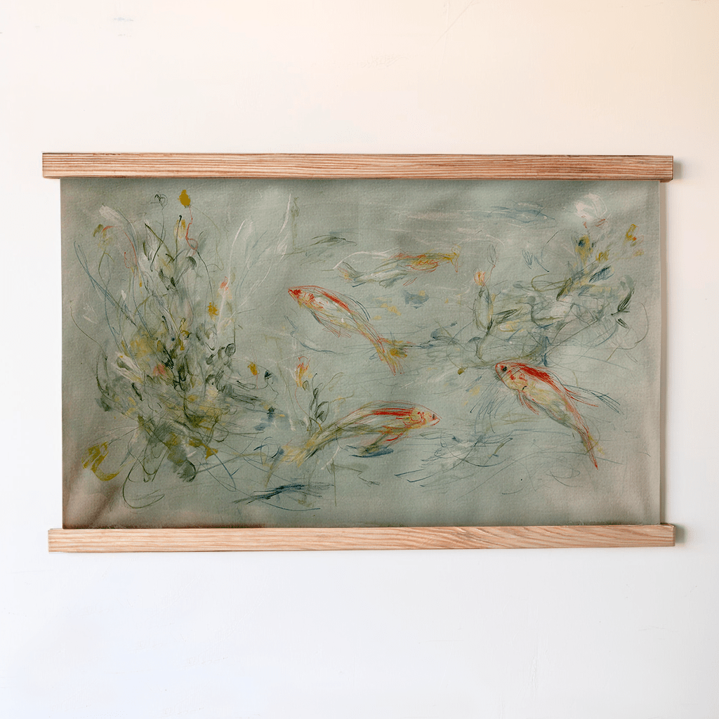 Beneath the Surface - Tapestry - Benton Lane Home - Lemon Park