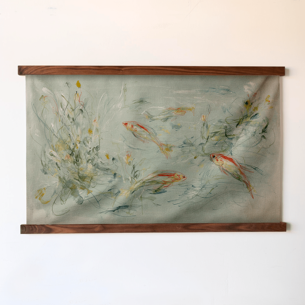 Beneath the Surface - Tapestry - Benton Lane Home - Lemon Park