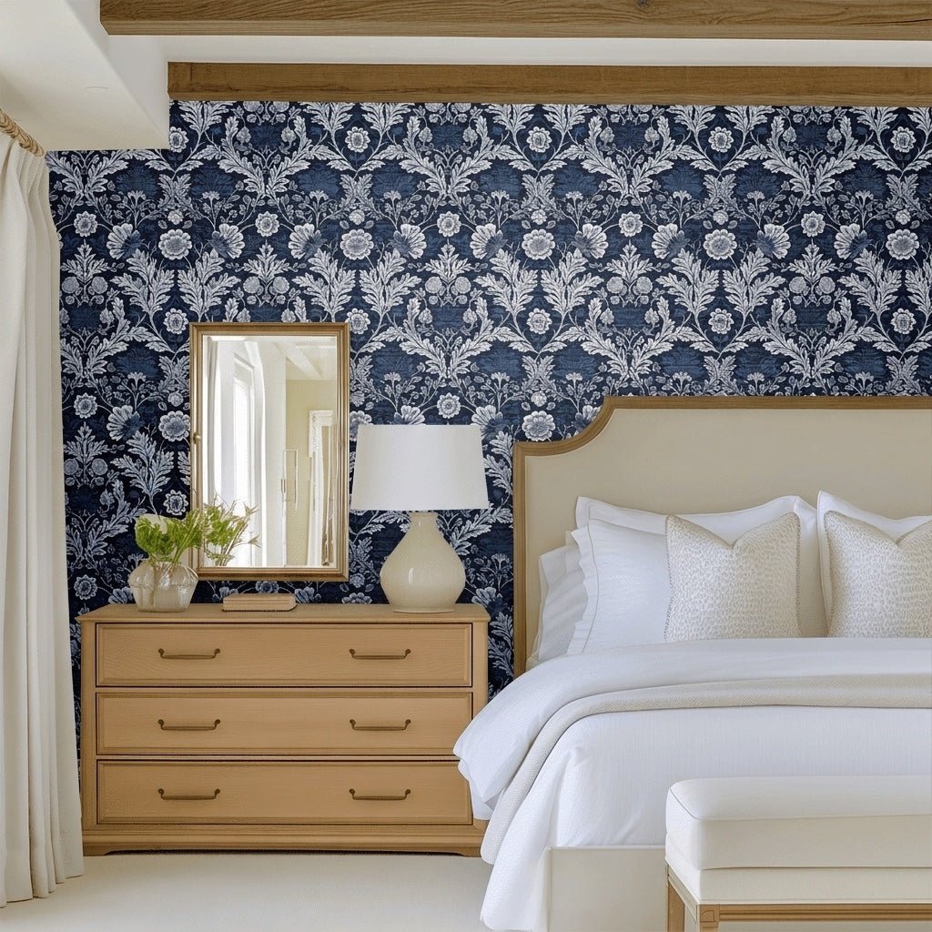 Bennett Faux Grasscloth Wallpaper - Lemon Park