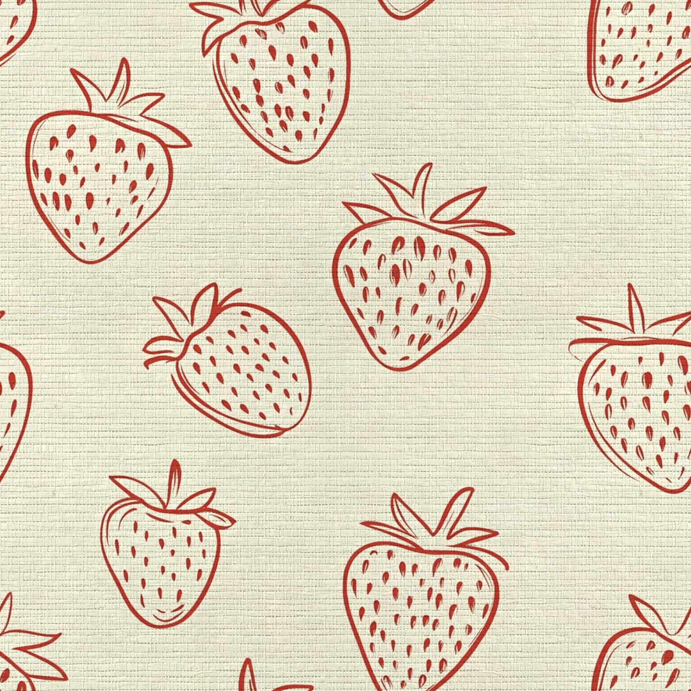 Berry Delight Faux Grasscloth Wallpaper - Lemon Park