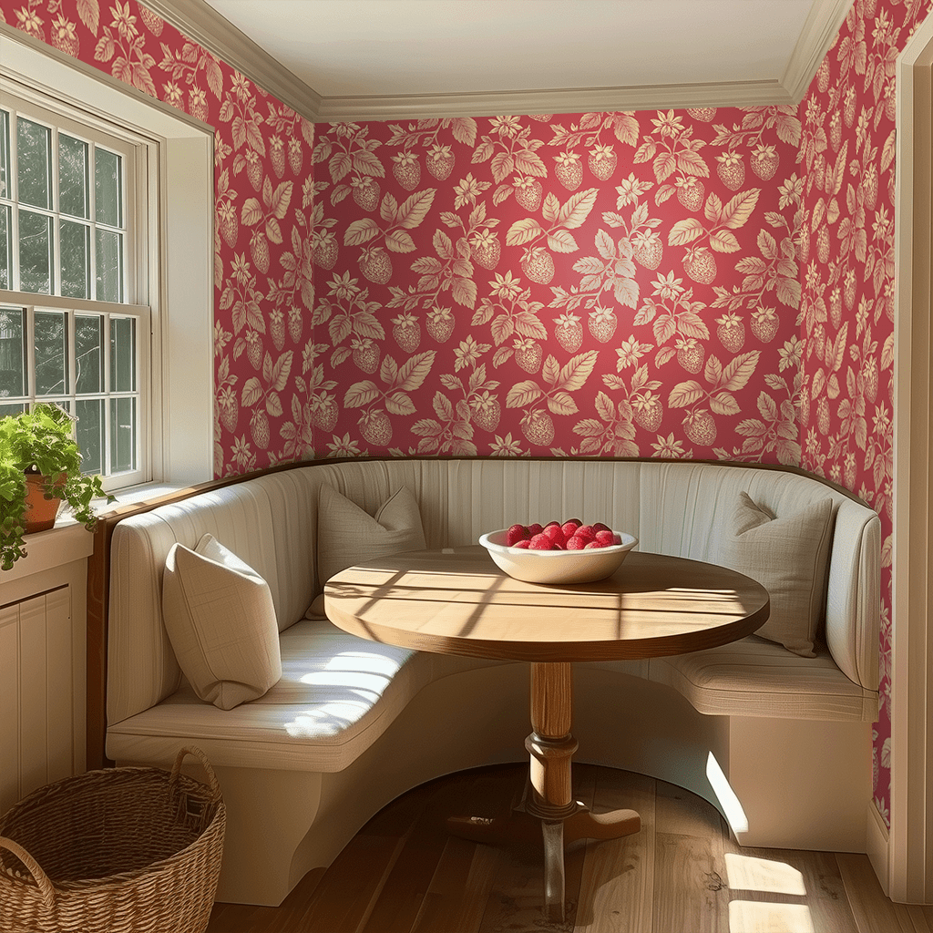 Berry Patch Wallpaper - Painted Paper