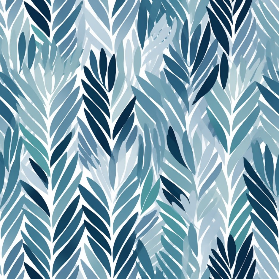 Bertie Blue Wallpaper - Benton Lane Home - Painted Paper