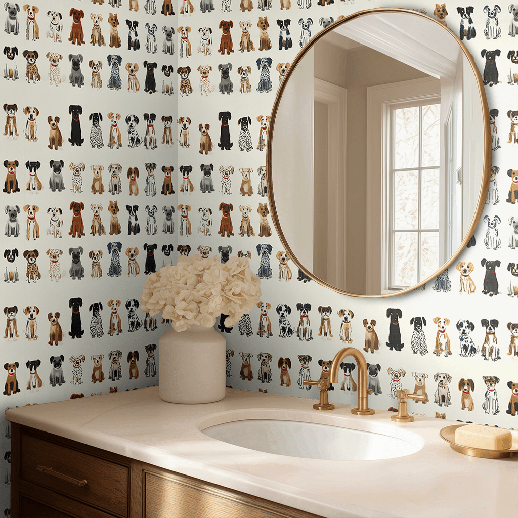 Best In Show Wallpaper - Benton Lane Home - Painted Paper