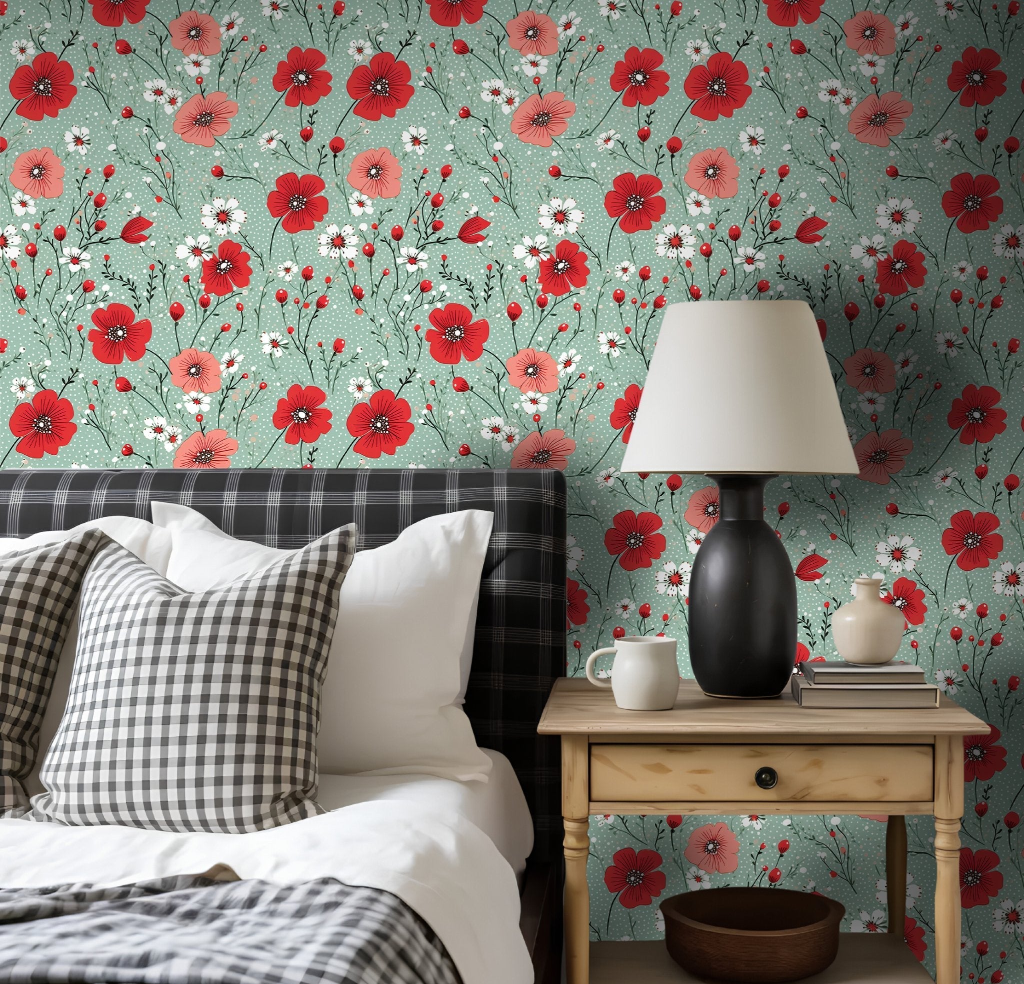 Betty Botanical Wallpaper - Benton Lane Home - Painted Paper