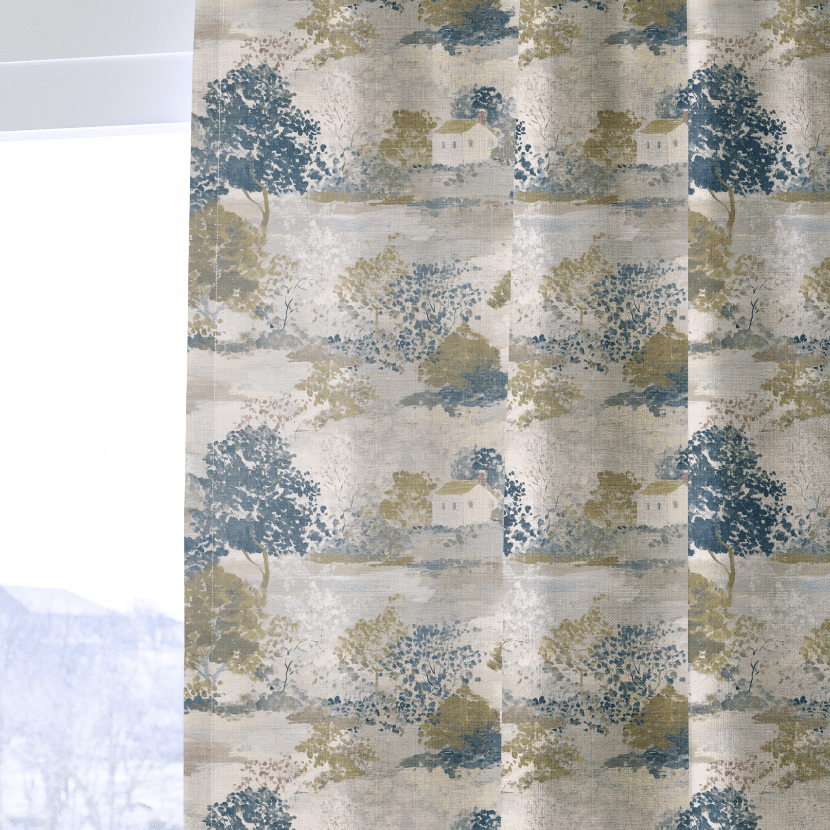 Beyond the Gate - Drapery - Benton Lane Home - Lemon Park