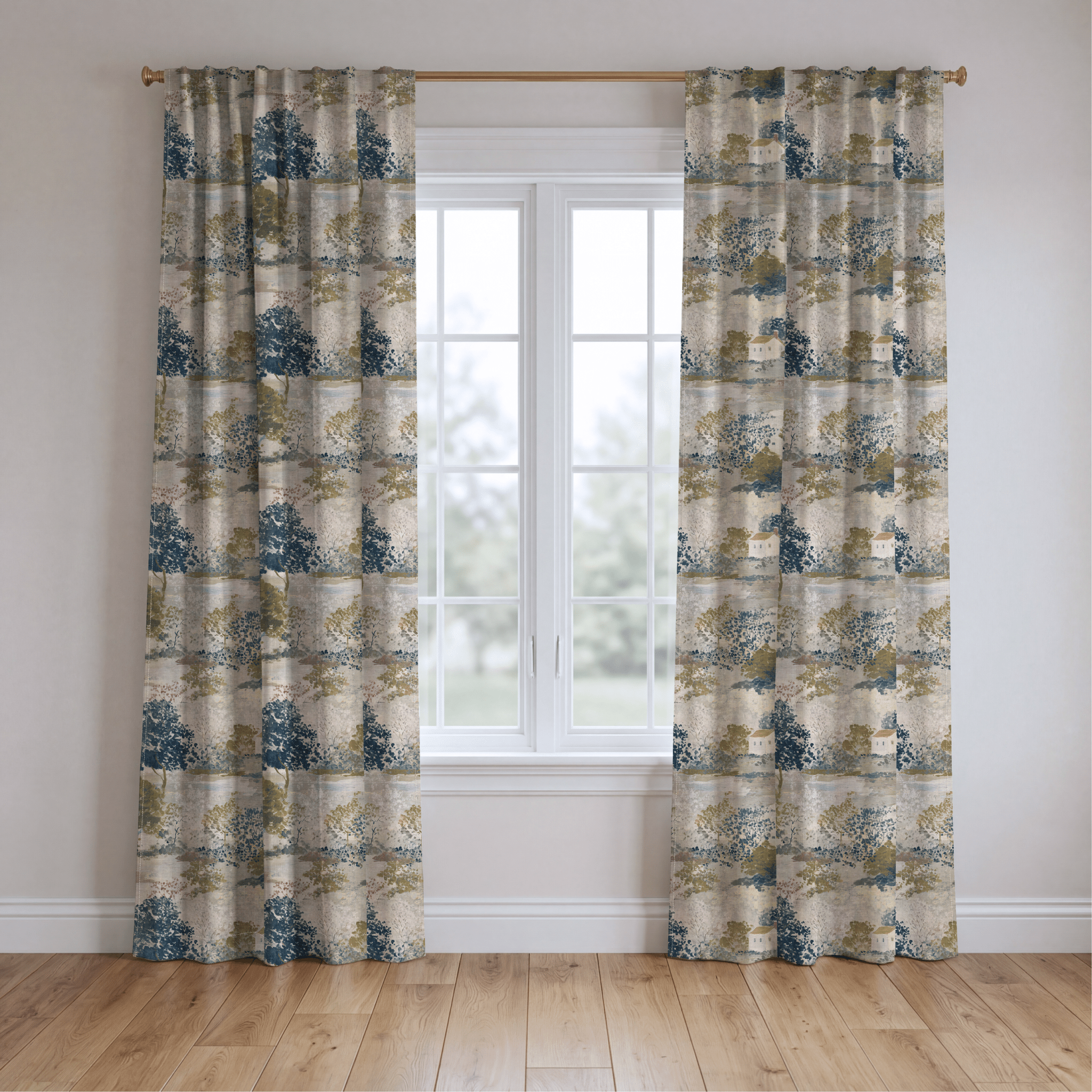 Beyond the Gate - Drapery - Benton Lane Home - Lemon Park
