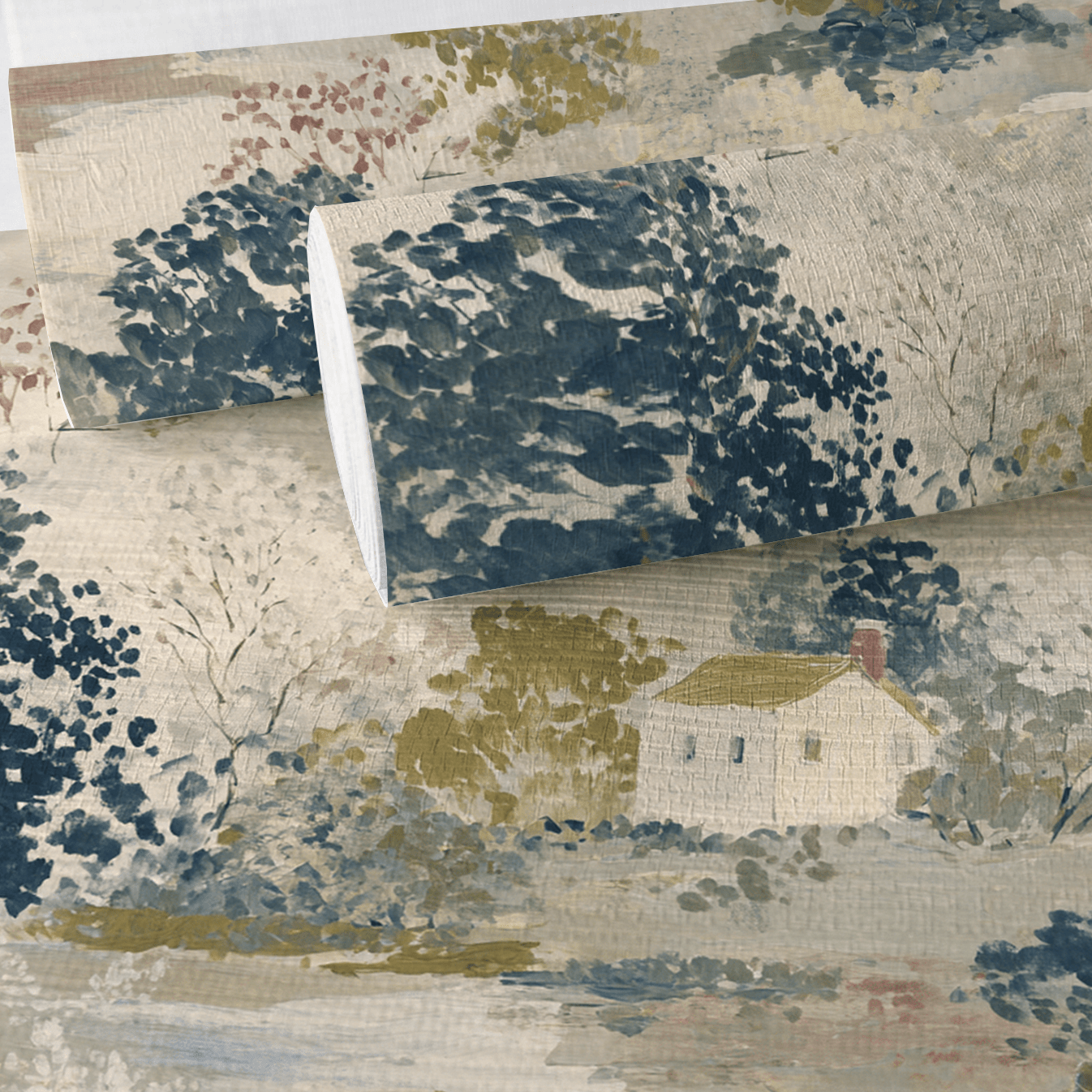 Beyond the Gate Faux Grasscloth Wallpaper - Lemon Park