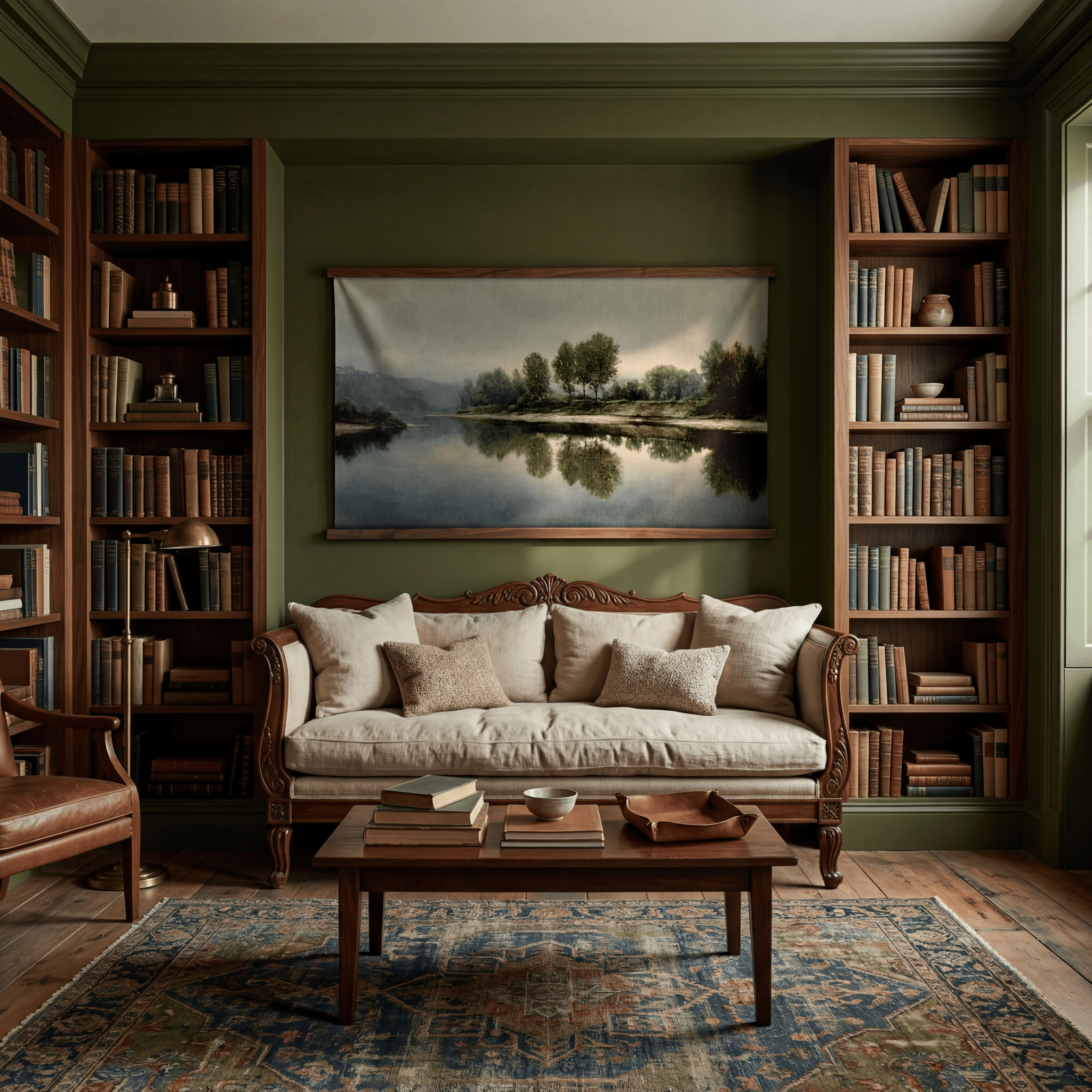 Beyond the River Bend - Tapestry - Benton Lane Home - Painted Paper