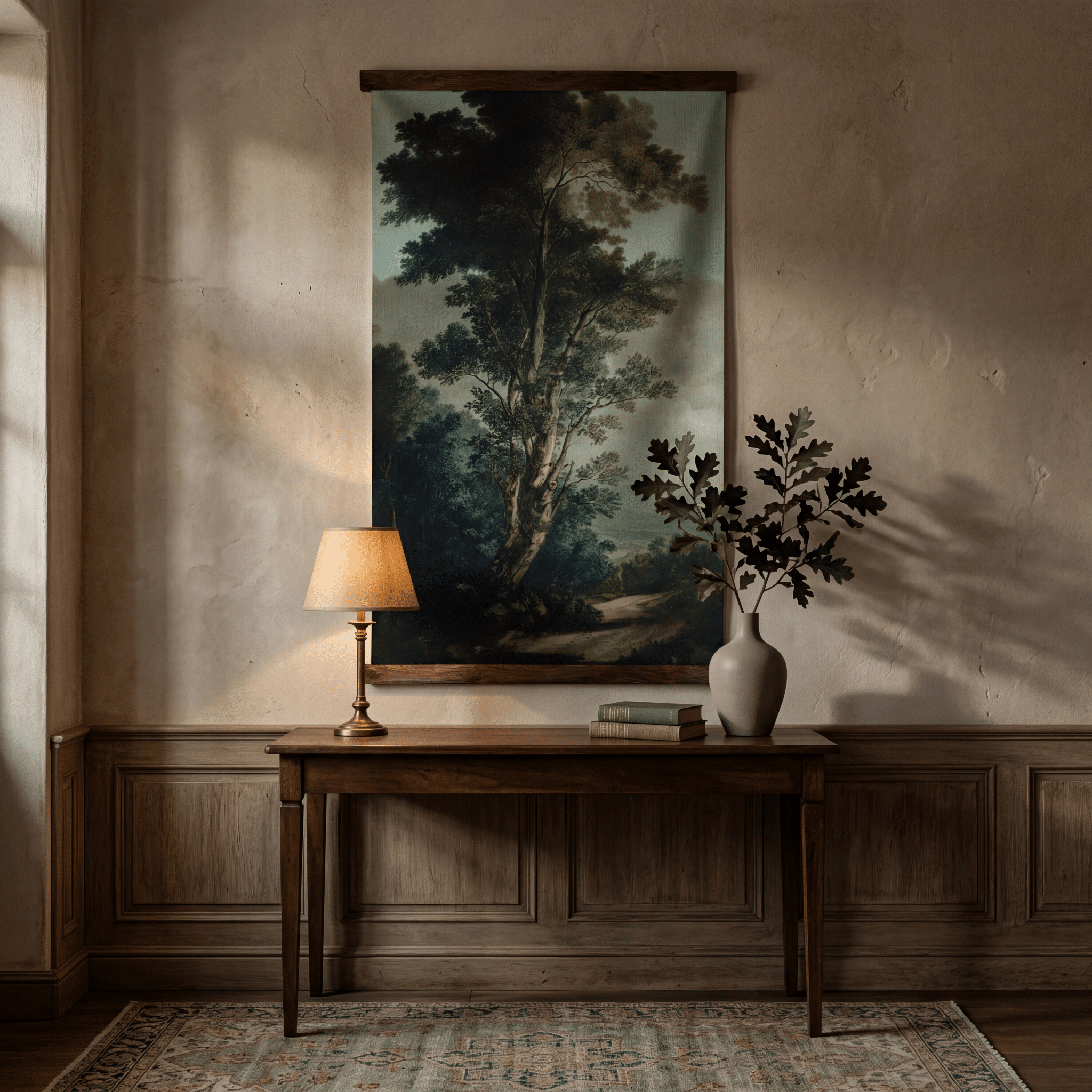 Big Oak Bend - Tapestry - Benton Lane Home - Painted Paper