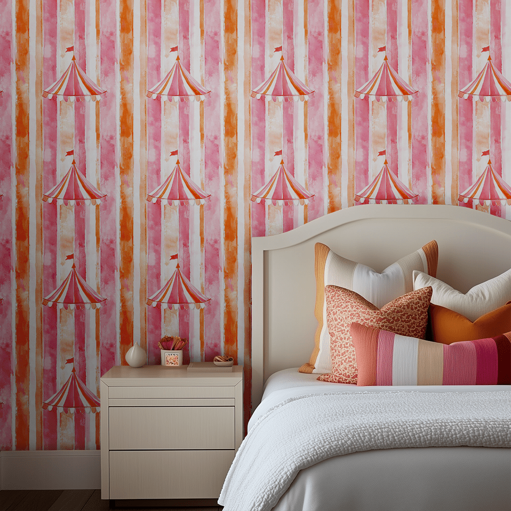 Big Top Breeze Wallpaper - Benton Lane Home - Painted Paper