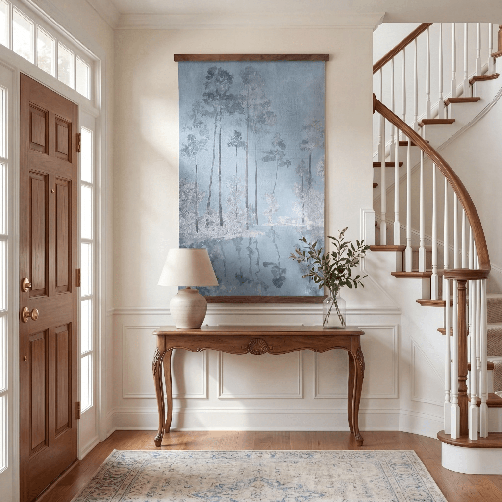Birchwood (Blue) - Tapestry - Benton Lane Home - Lemon Park