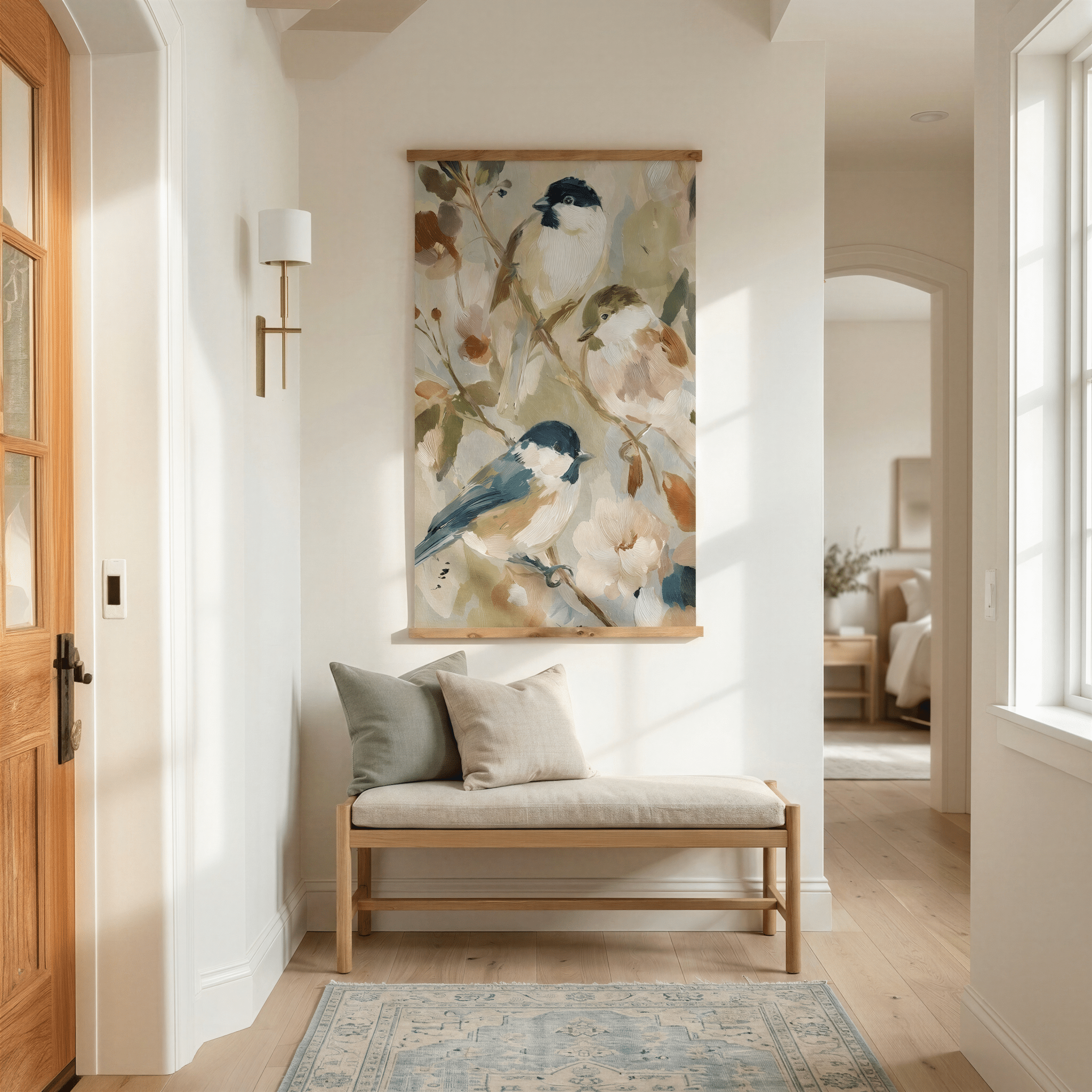 Birds of a Feather - Tapestry - Benton Lane Home - Lemon Park