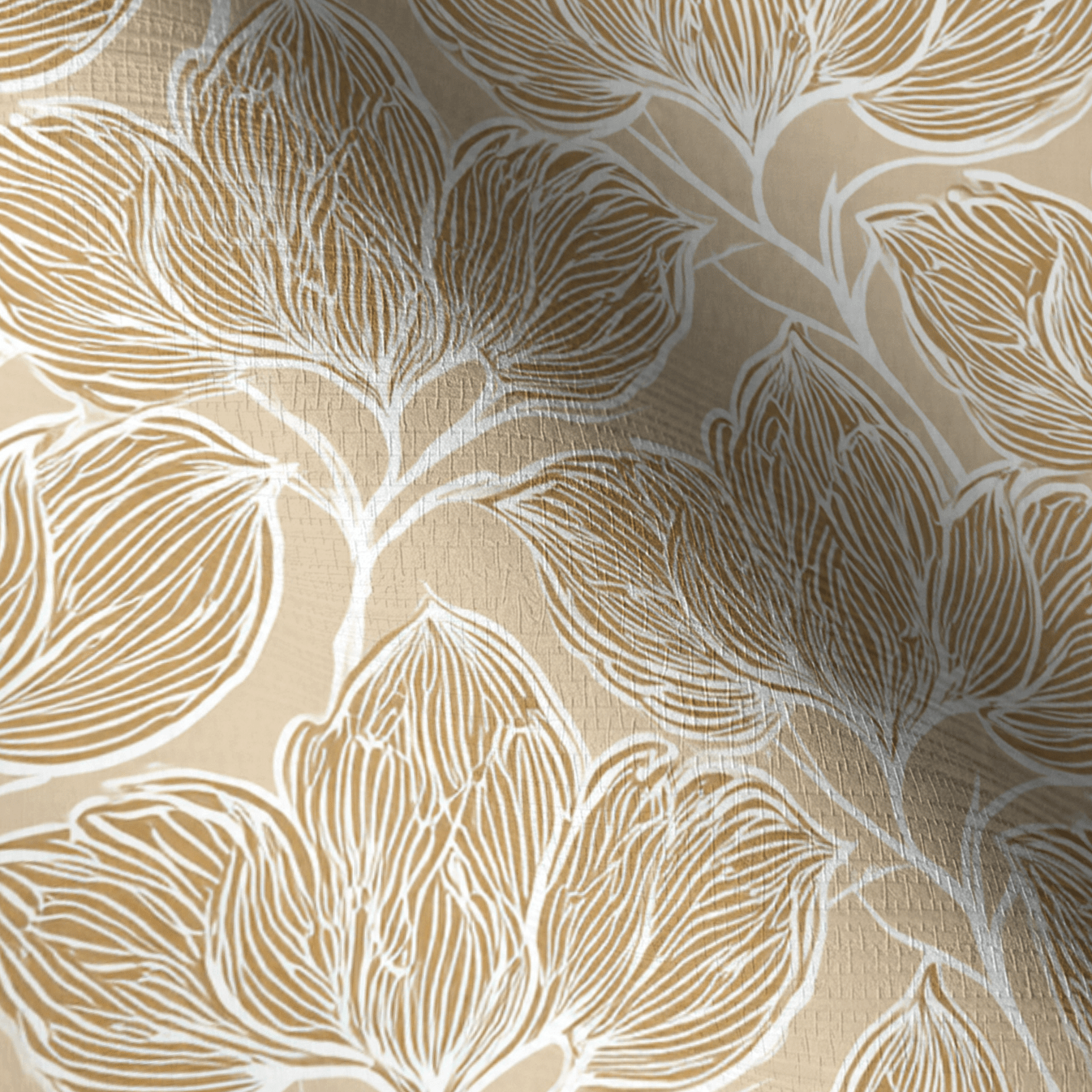Biscotti Faux Grasscloth Wallpaper - Lemon Park