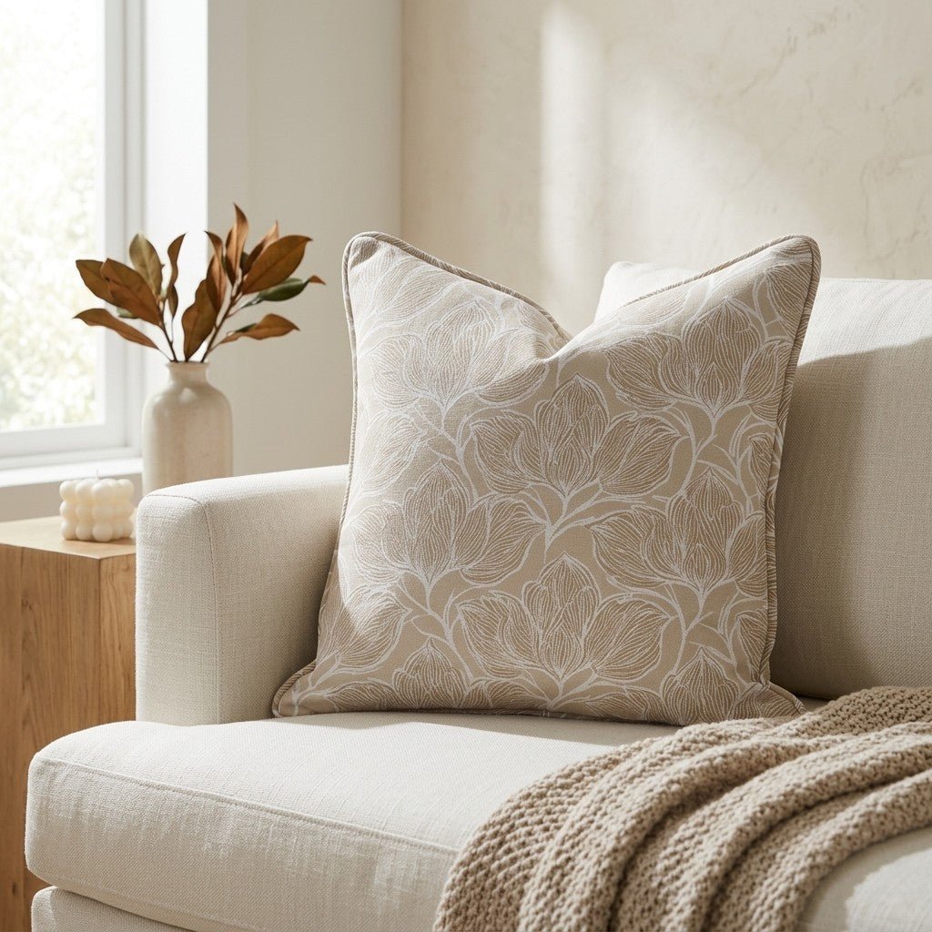 Biscotti Throw Pillow - Benton Lane Home - Lemon Park