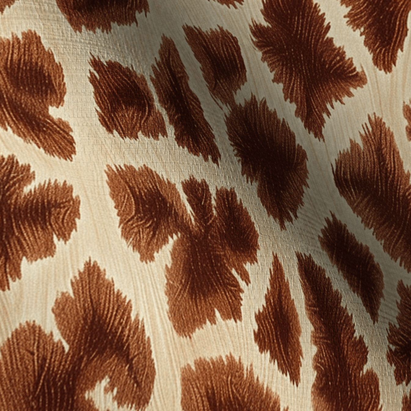 Bishop Giraffe Faux Grasscloth Wallpaper - Benton Lane Home - Painted Paper