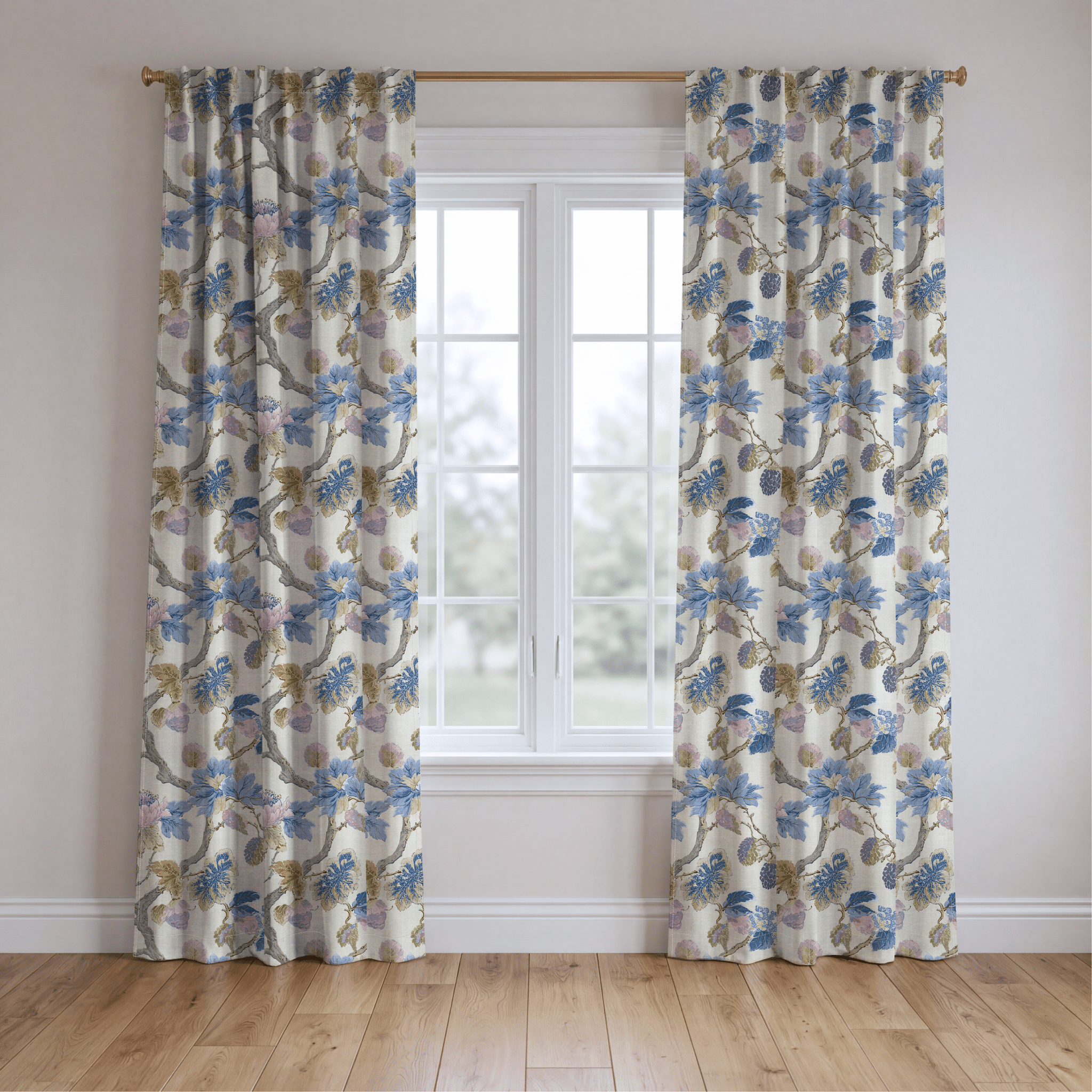 Blackberry & Bloom - Drapery - Benton Lane Home - Lemon Park