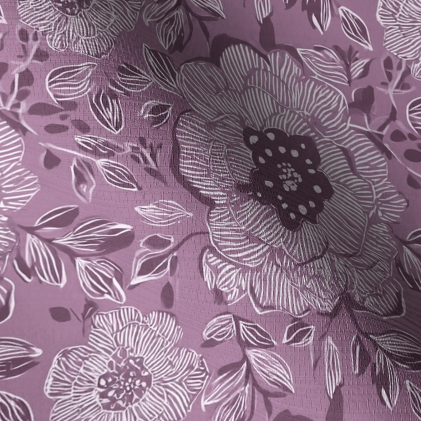 Blackberry Jam Faux Grasscloth Wallpaper - Lemon Park