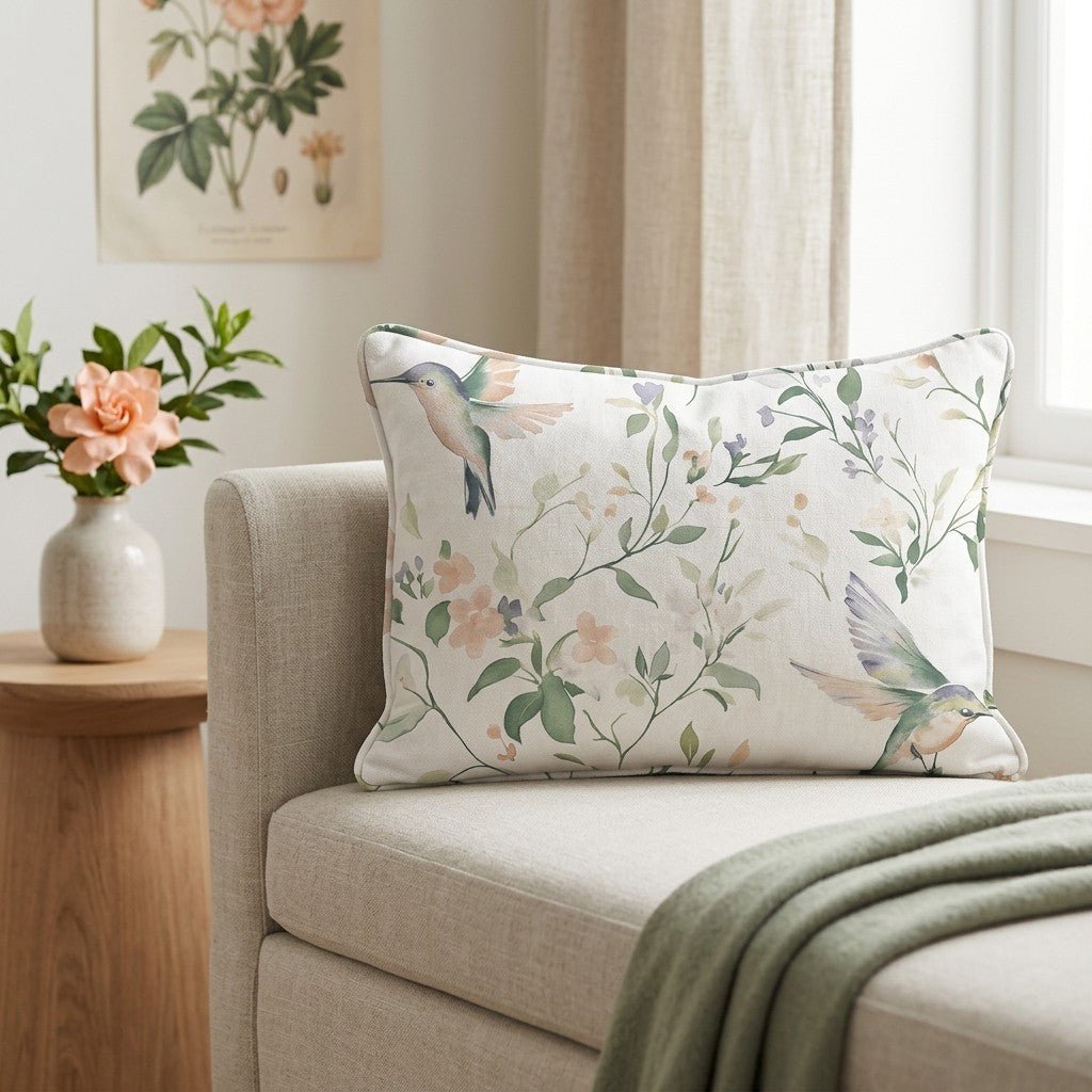 Bloom & Flutter Throw Pillow - Benton Lane Home - Lemon Park