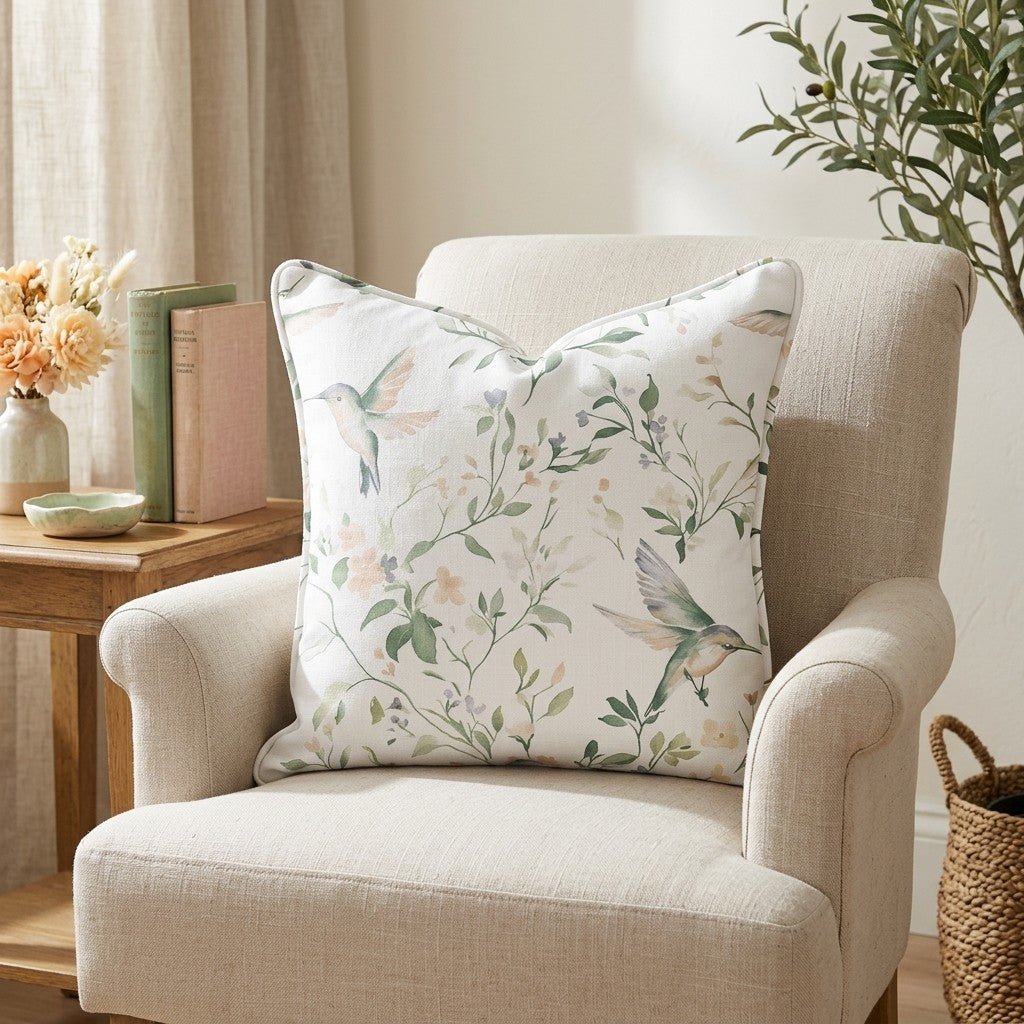 Bloom & Flutter Throw Pillow - Benton Lane Home - Lemon Park