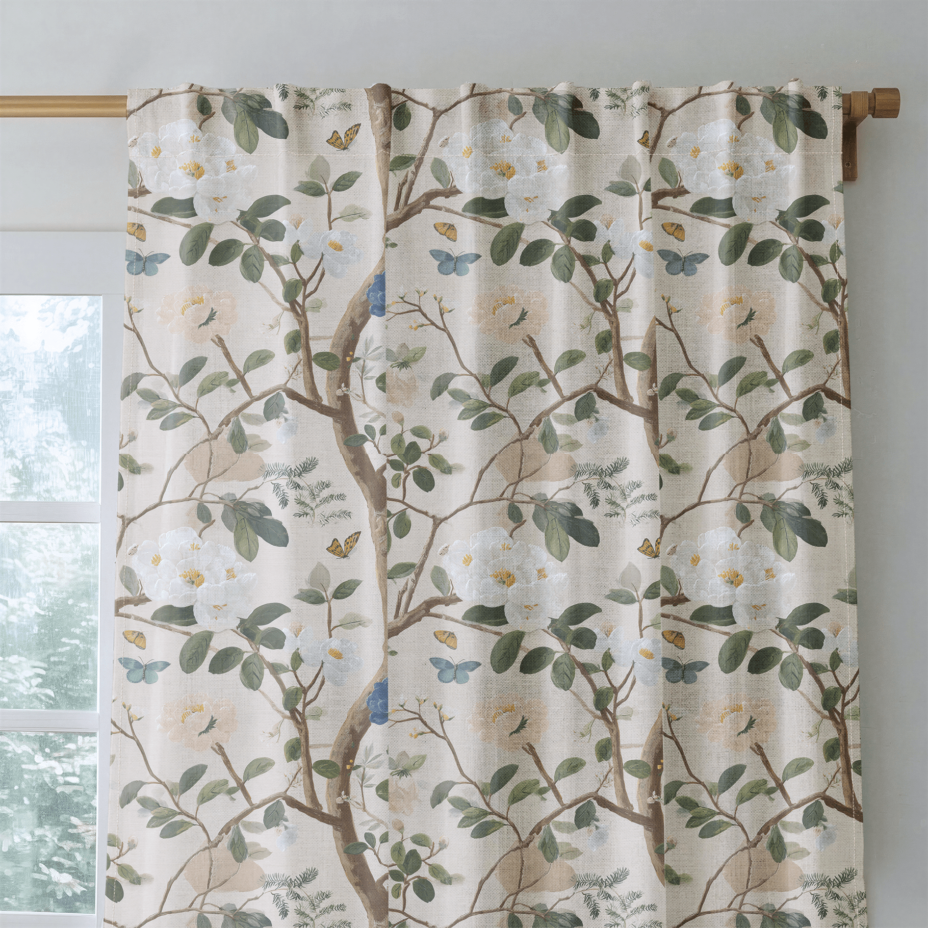Bloomed - Drapery - Benton Lane Home - Lemon Park