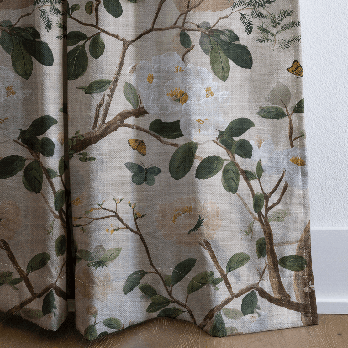 Bloomed - Drapery - Benton Lane Home - Lemon Park