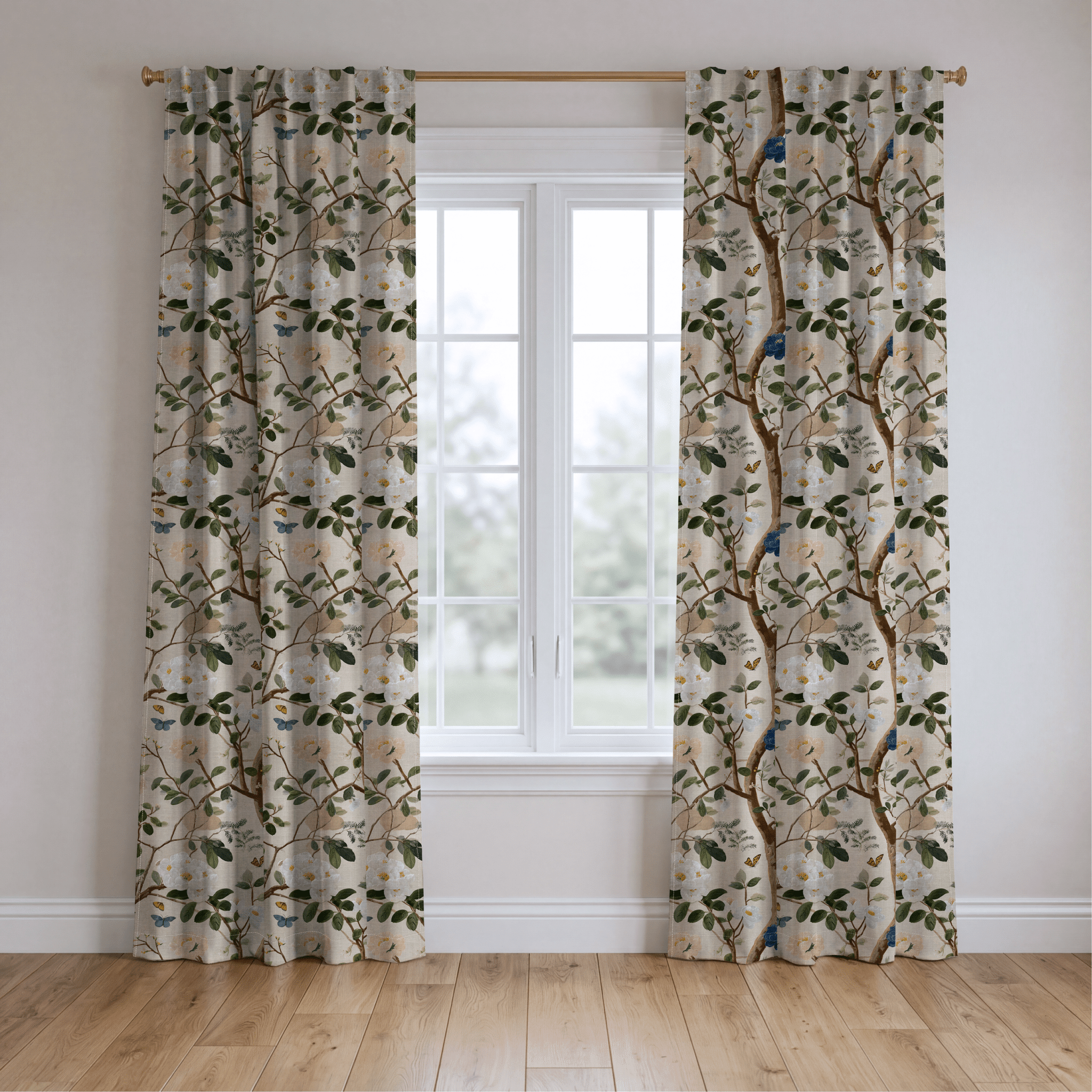 Bloomed - Drapery - Benton Lane Home - Lemon Park
