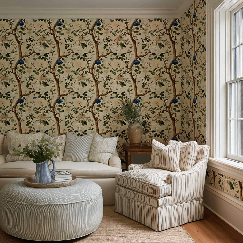 Bloomed Wallpaper - Benton Lane Home - Lemon Park