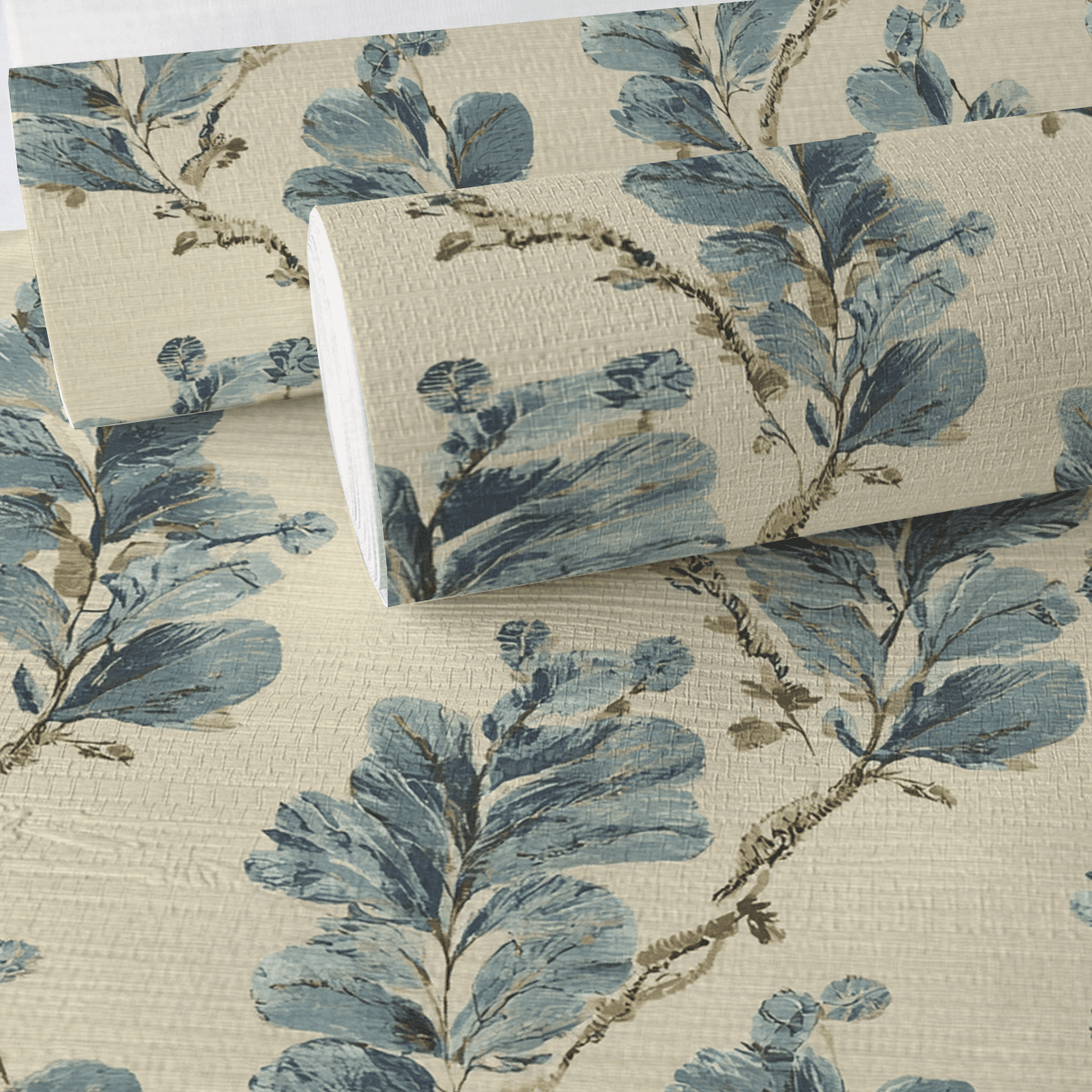 Bloomfield Faux Grasscloth Wallpaper - Painted Paper