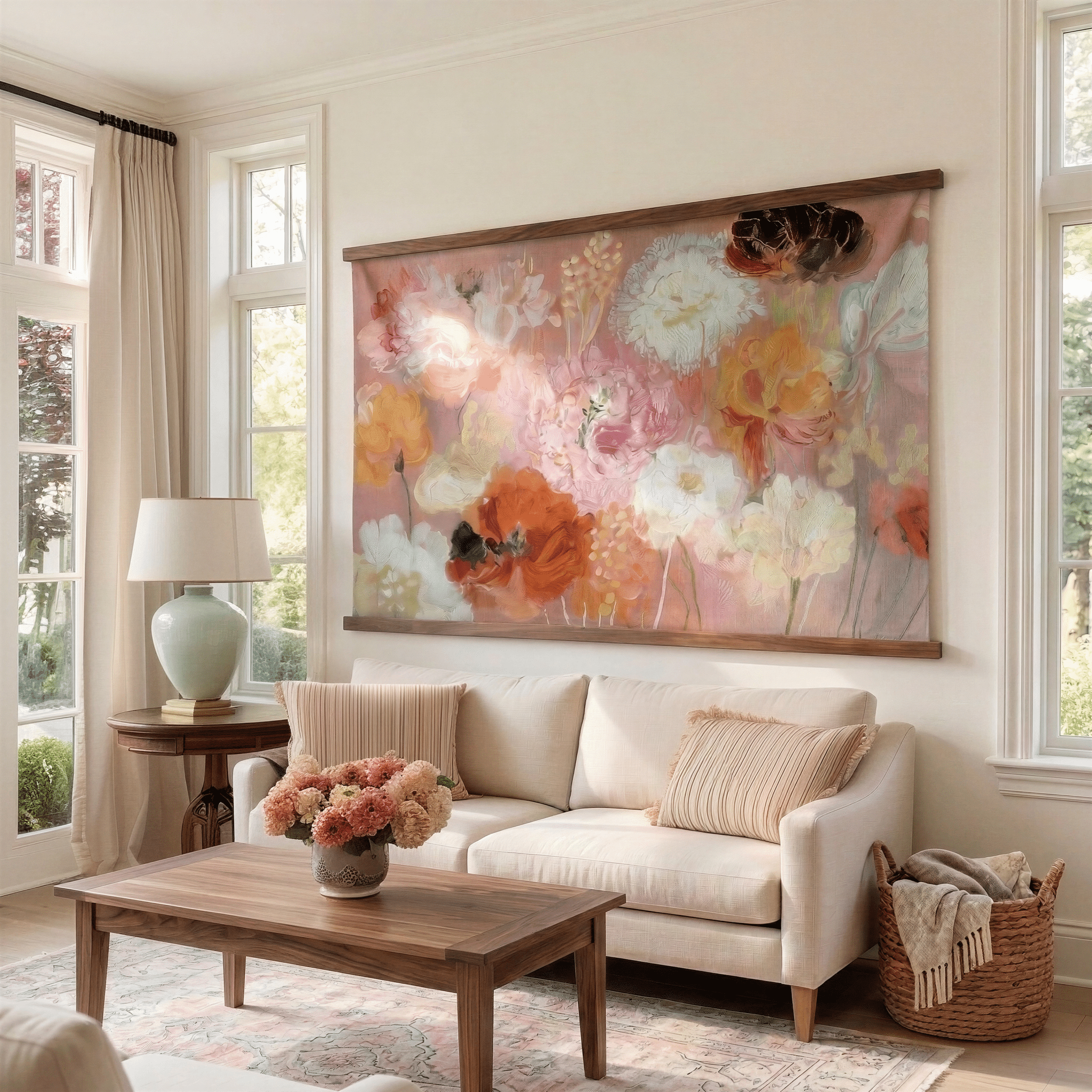 Blooming Bouquet - Tapestry - Benton Lane Home - Lemon Park