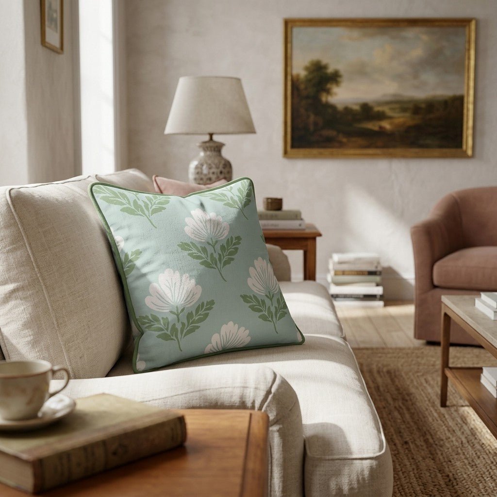 Blooming Medley Throw Pillow - Benton Lane Home - Hillcroft Home