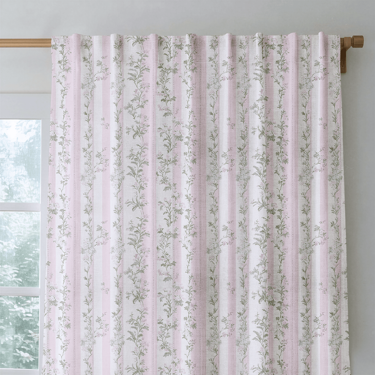 Blooming Stripes - Drapery - Lemon Park