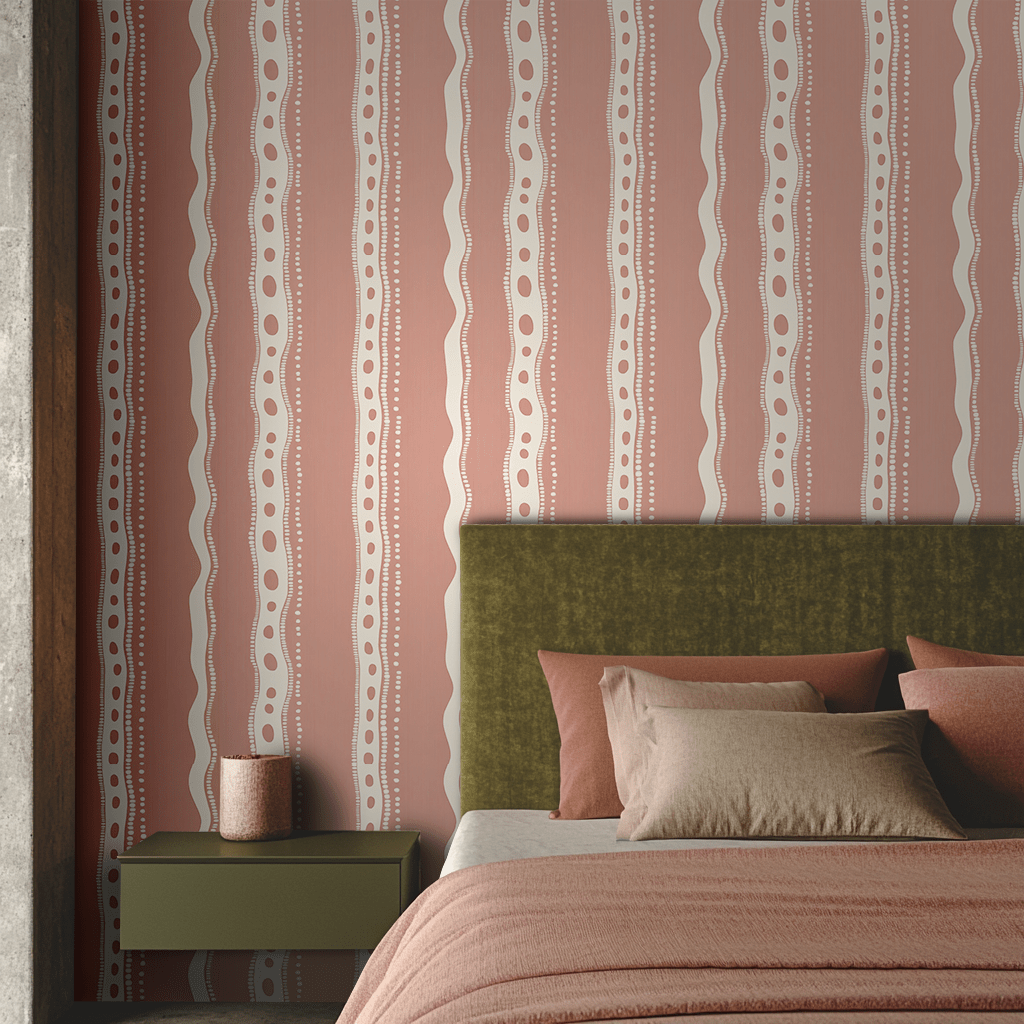 Bloomline Wallpaper - Benton Lane Home - Painted Paper