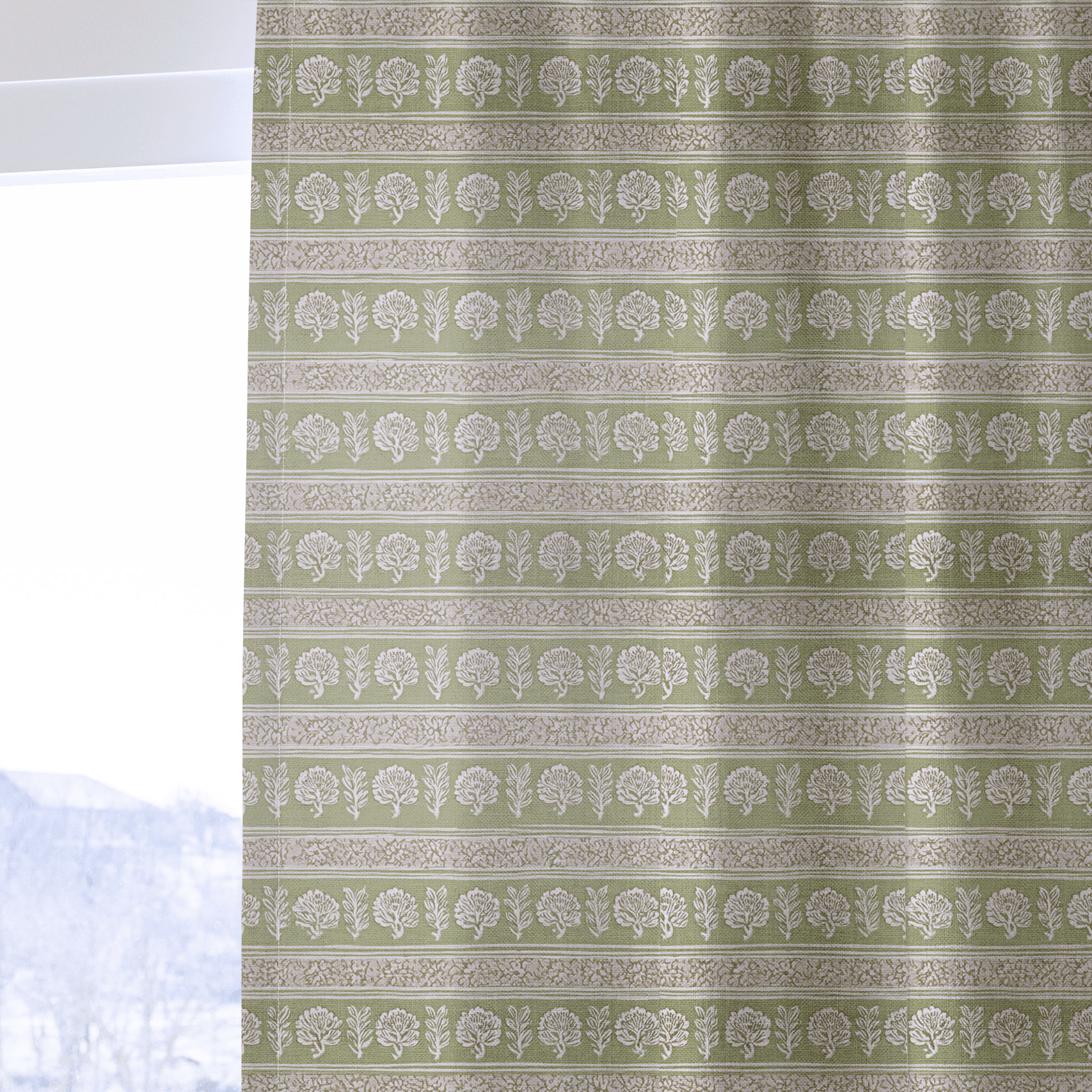 Bloommist - Drapery - Benton Lane Home - Lemon Park