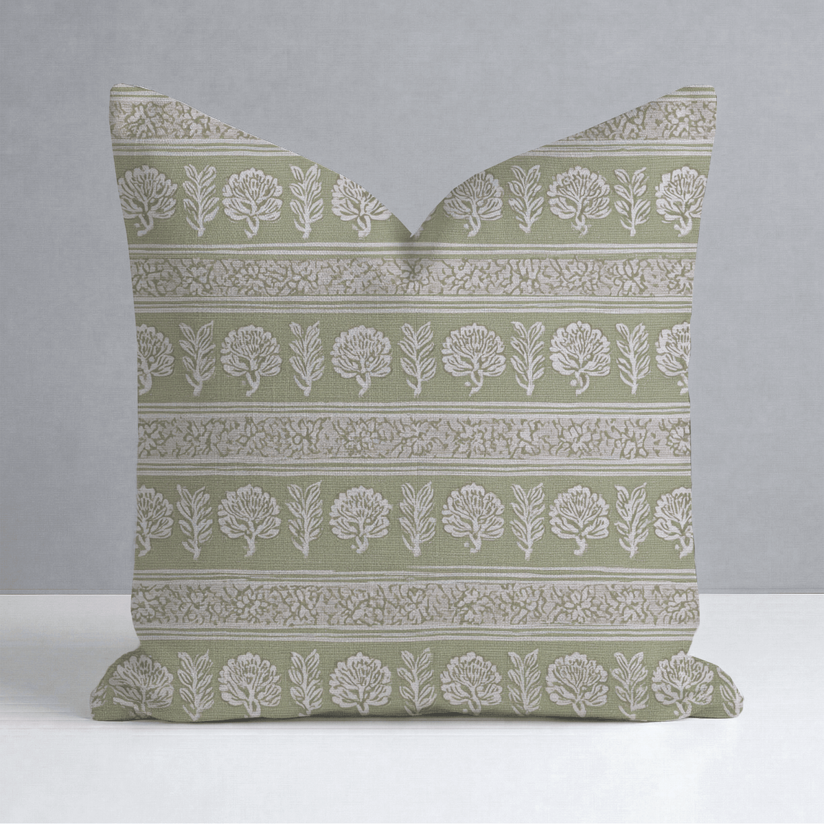 Bloommist Throw Pillow - Lemon Park