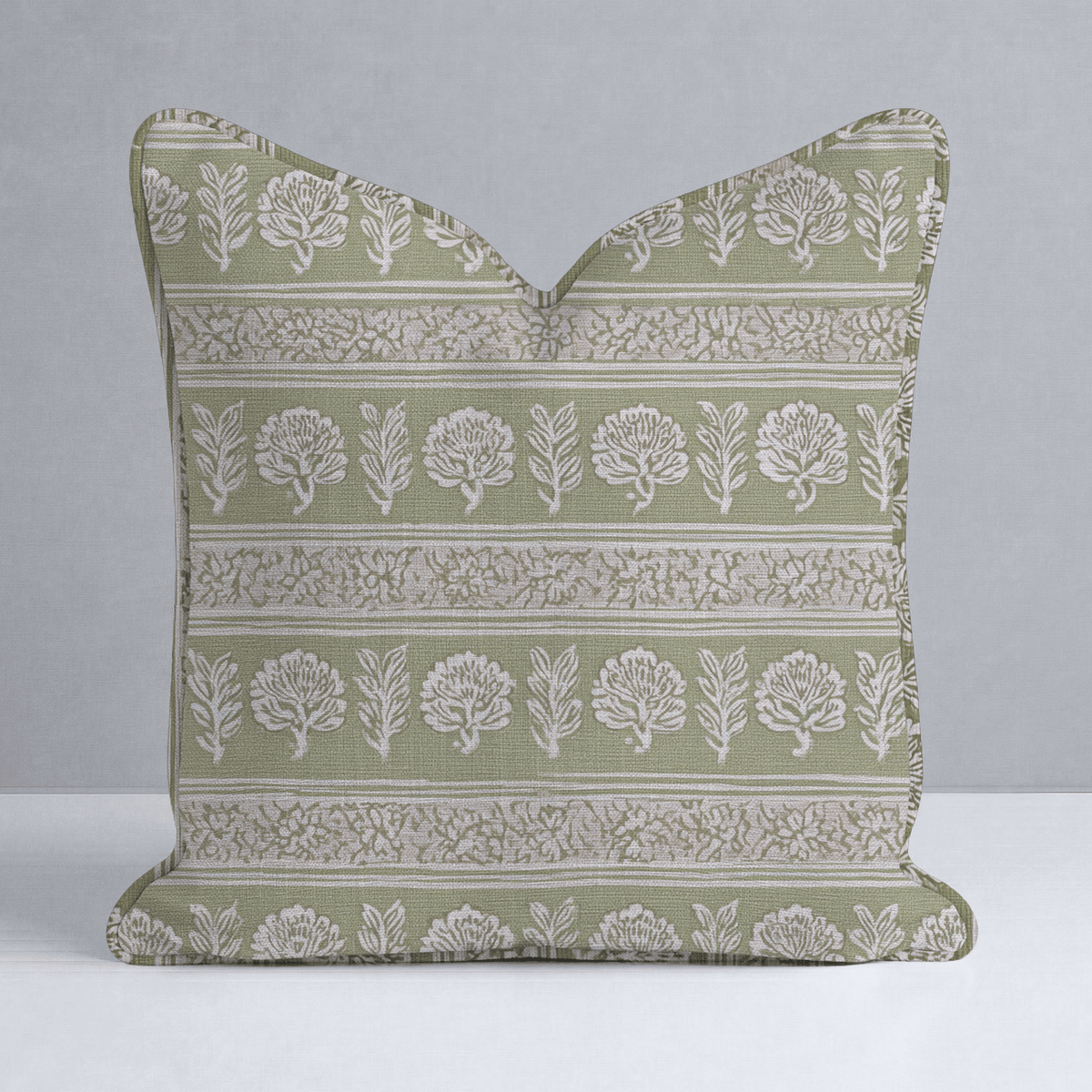 Bloommist Throw Pillow - Lemon Park