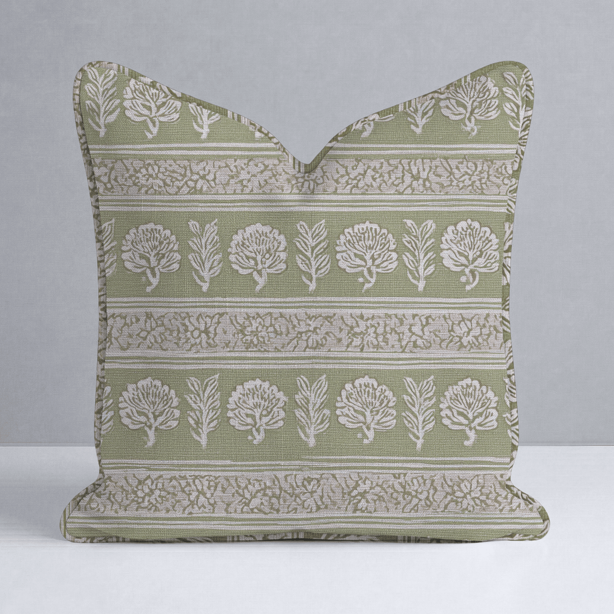 Bloommist Throw Pillow - Lemon Park