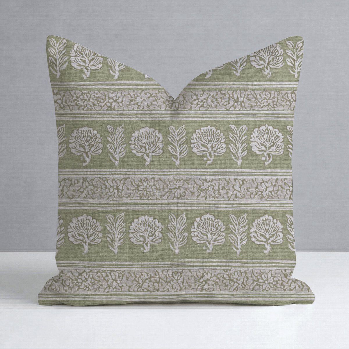 Bloommist Throw Pillow - Lemon Park