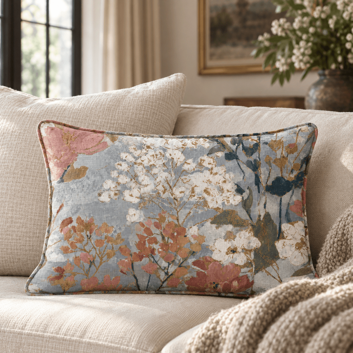 Bloomsbury Throw Pillow throw pillow - Hillcroft Home