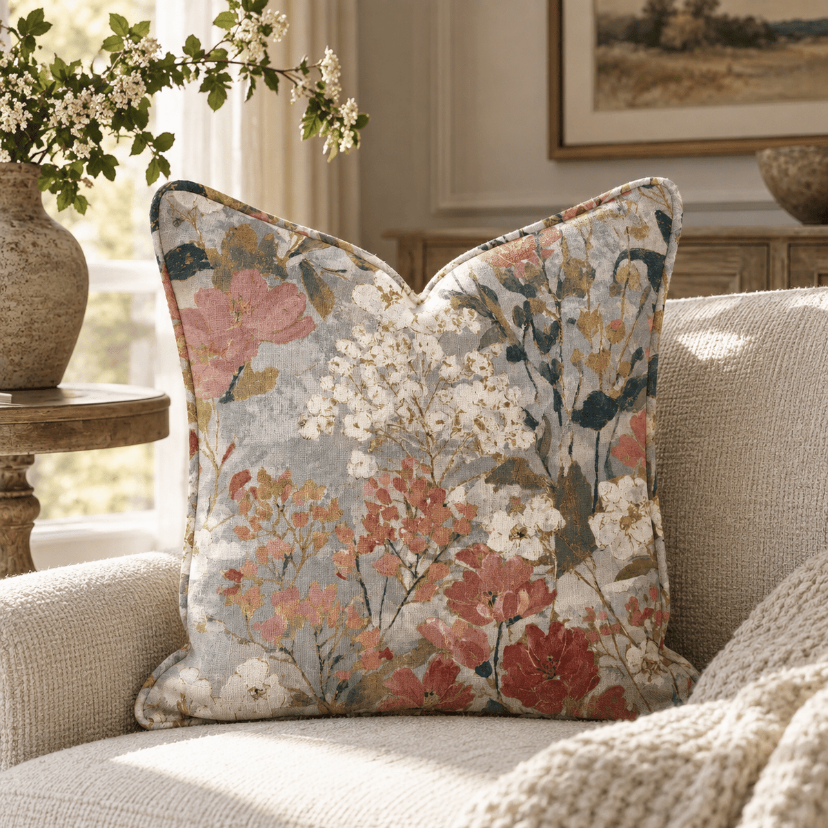 Bloomsbury Throw Pillow throw pillow - Hillcroft Home