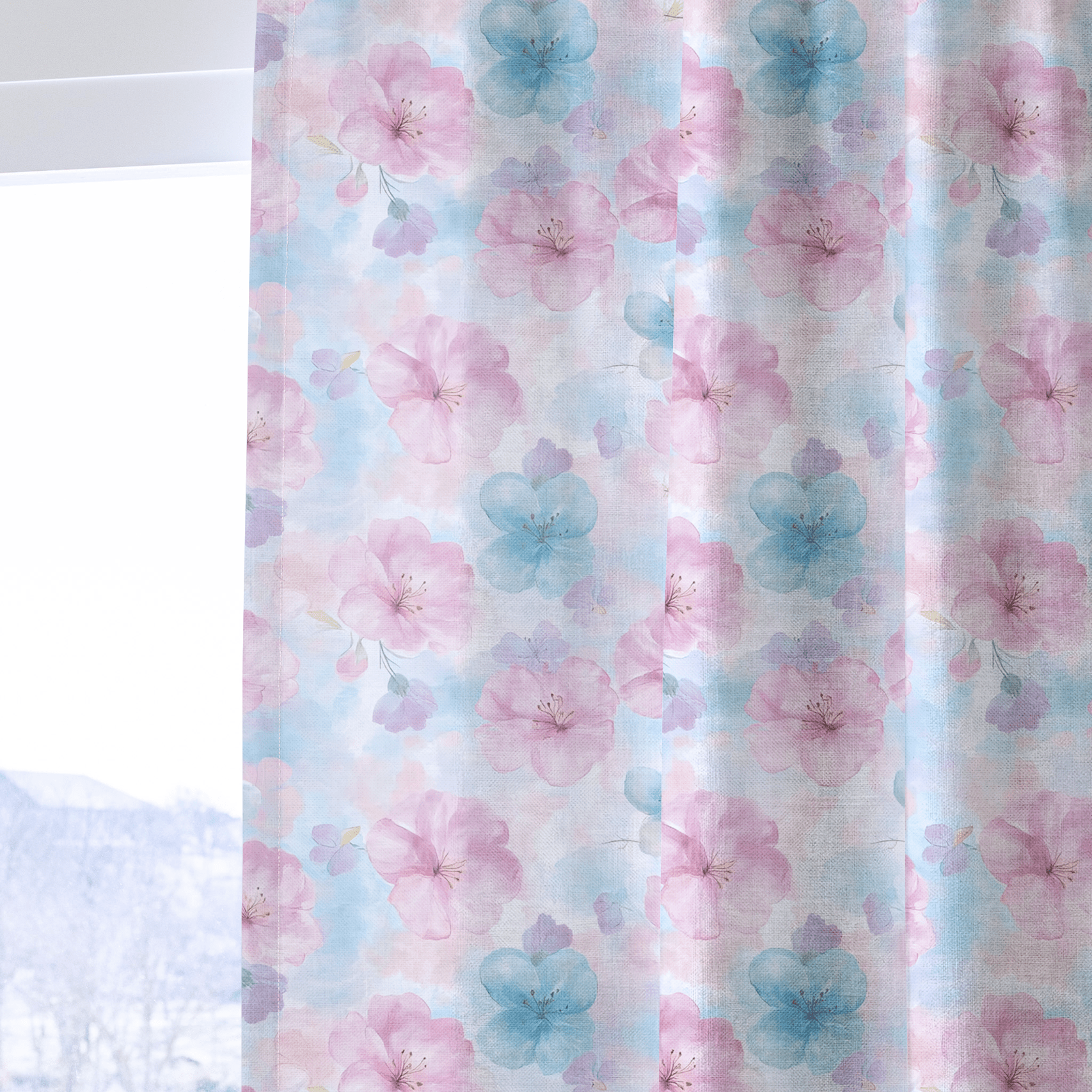 Blossom Haze - Drapery - Benton Lane Home - Lemon Park