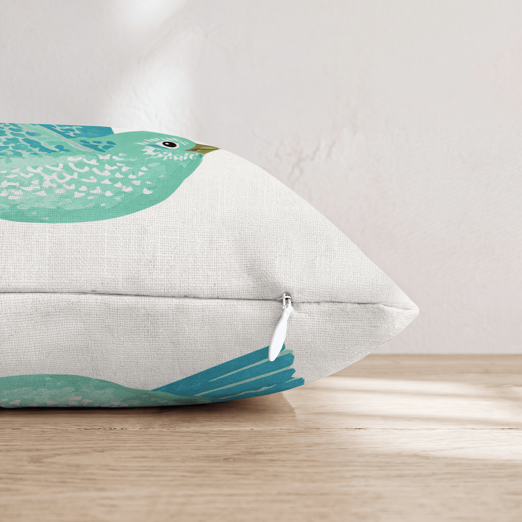 Blue Bird Throw Pillow - Hillcroft Home